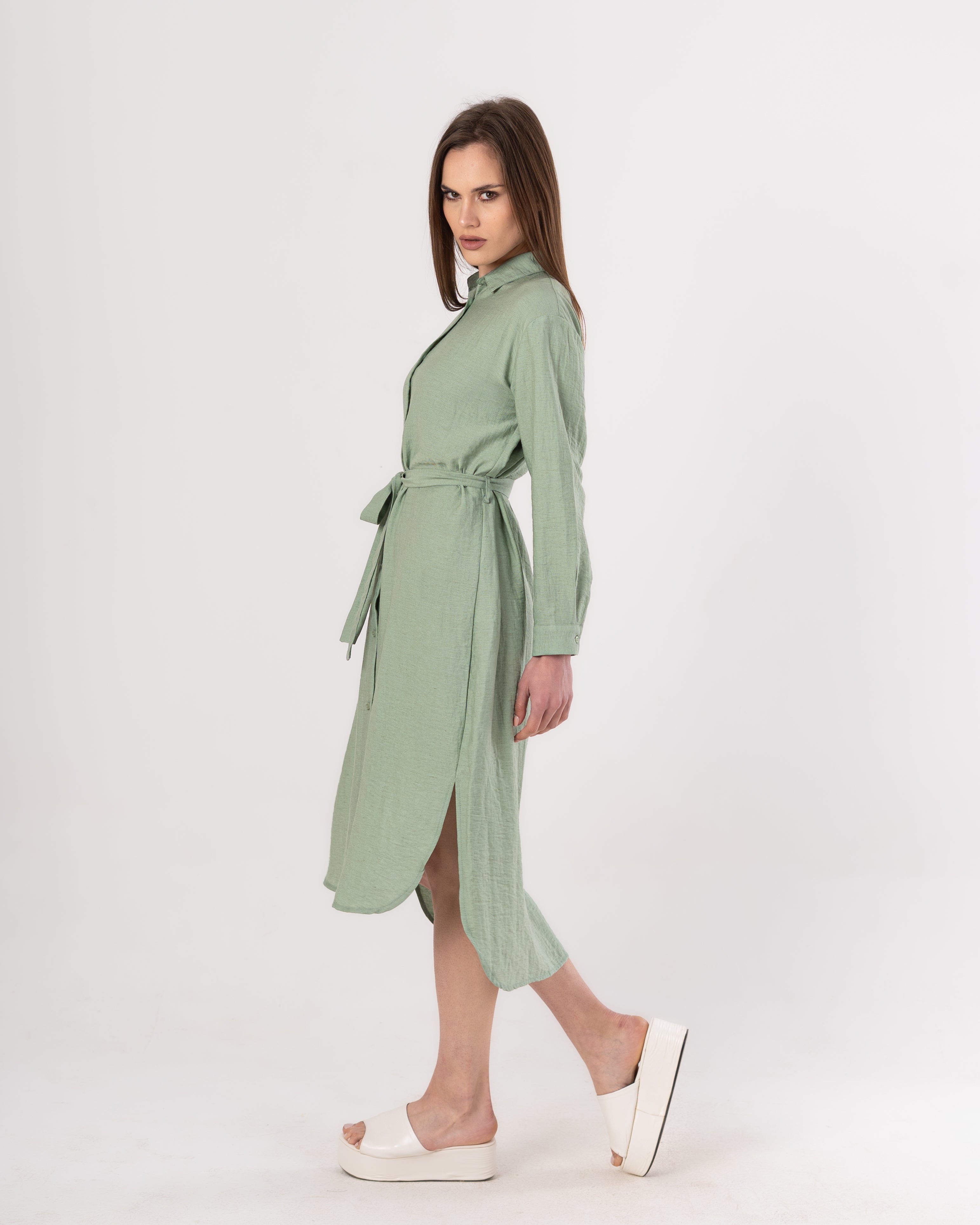 dress - Short (linen with tie)