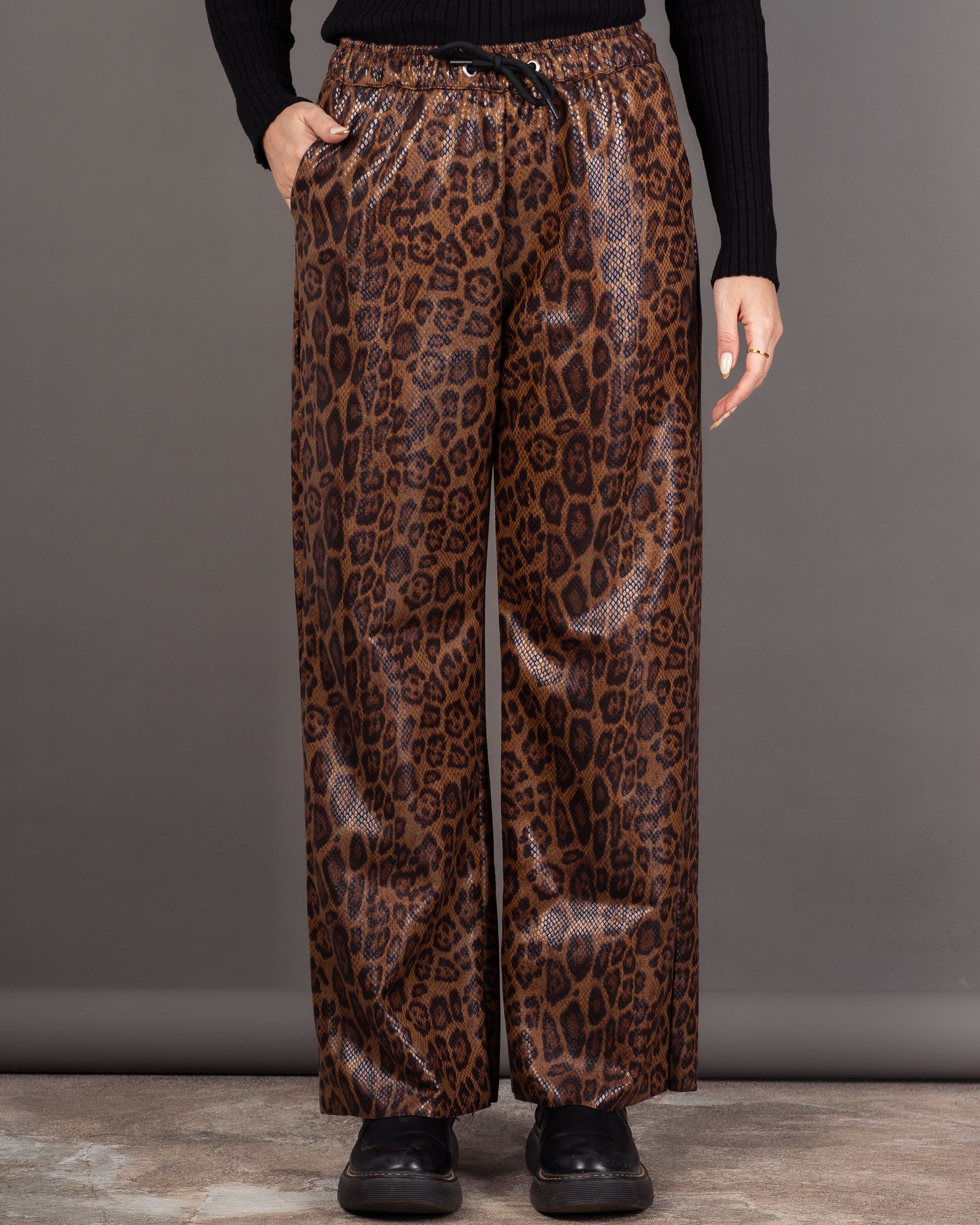 Tiger Print - Boyfriend Trouser