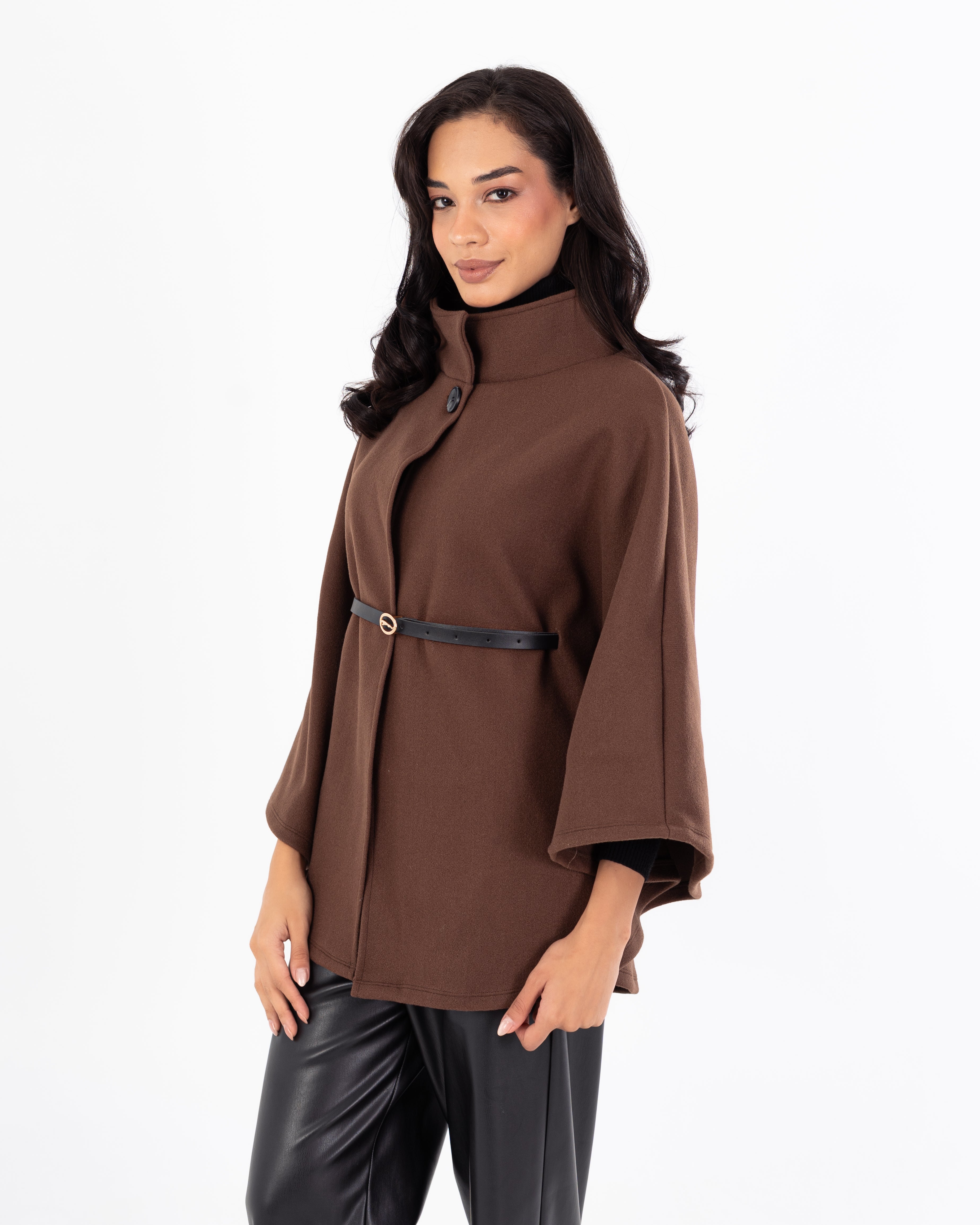 بلوفر بدون أكمام مع حزام