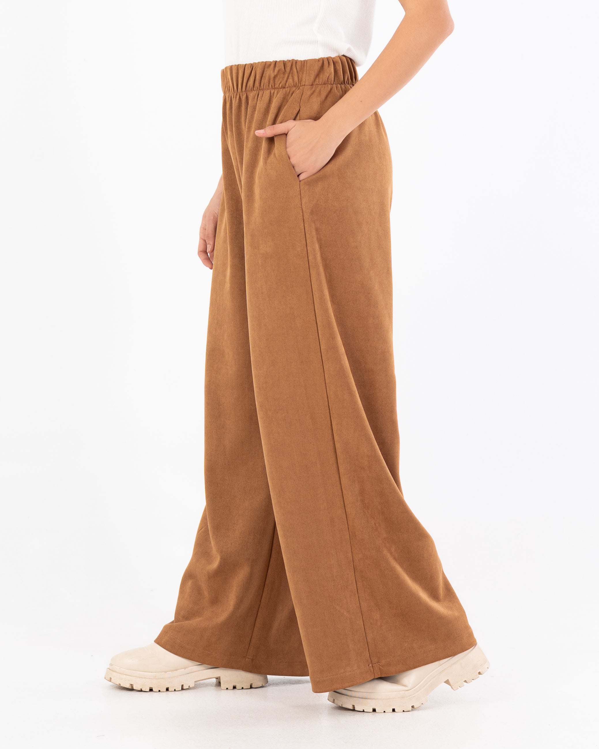 بنطلون سادة (ألوان) - واسع الساق