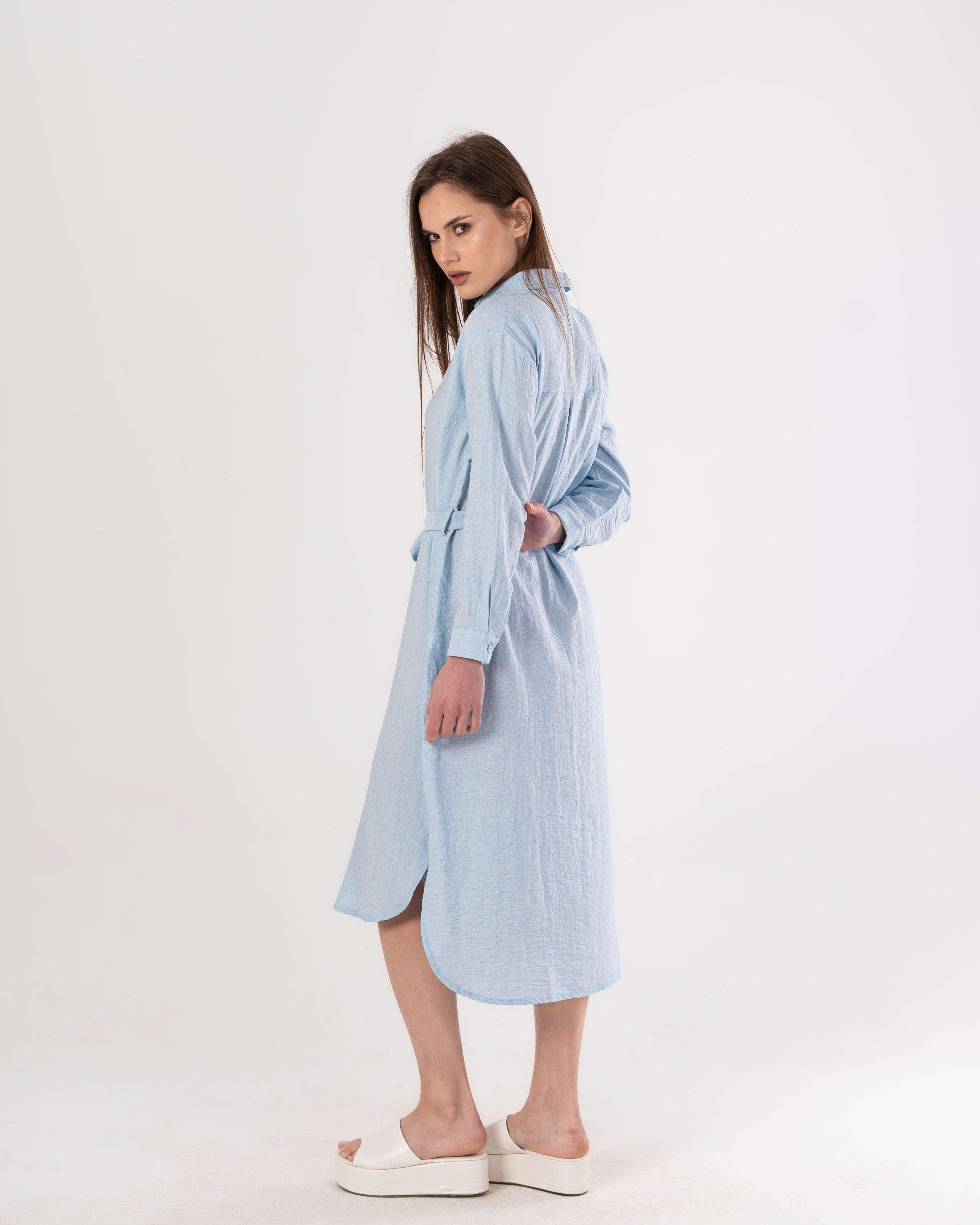 dress - Short (linen with tie)