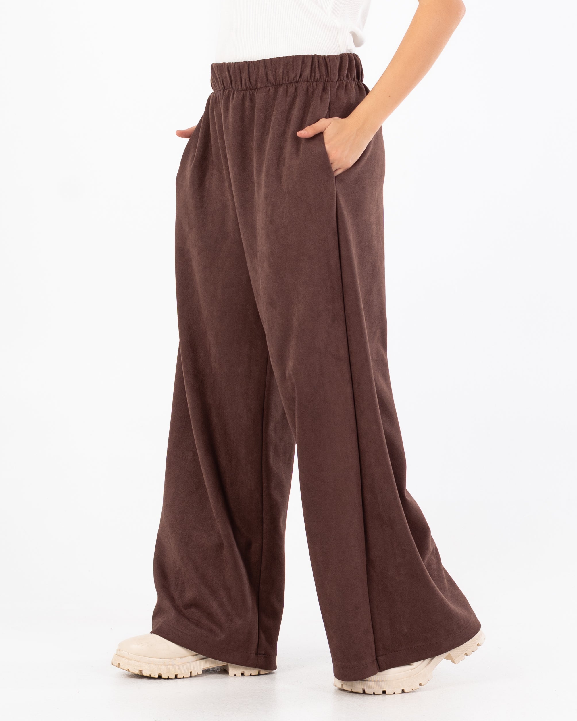 بنطلون سادة (ألوان) - واسع الساق