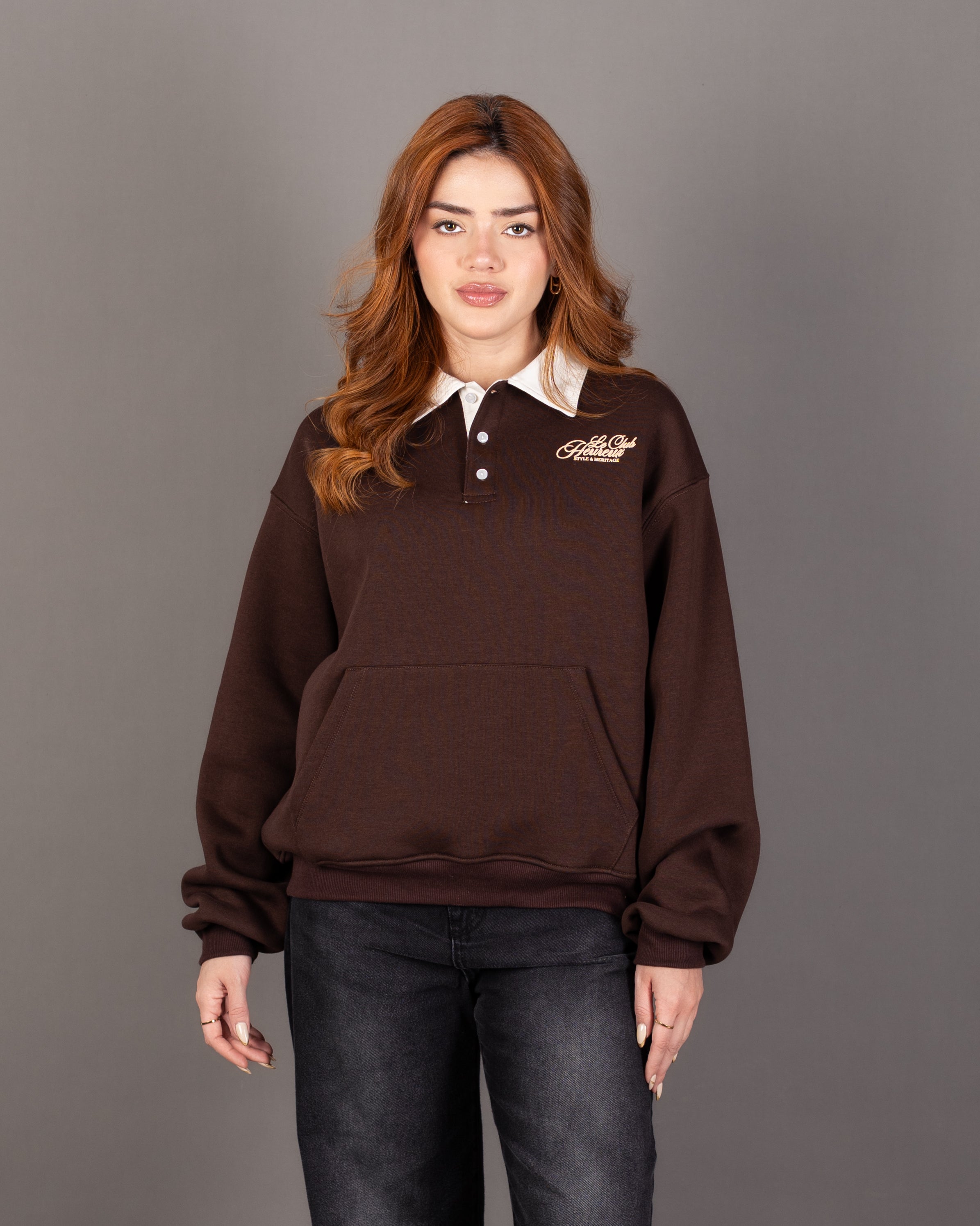 Lined Sweatshirt With Back Print