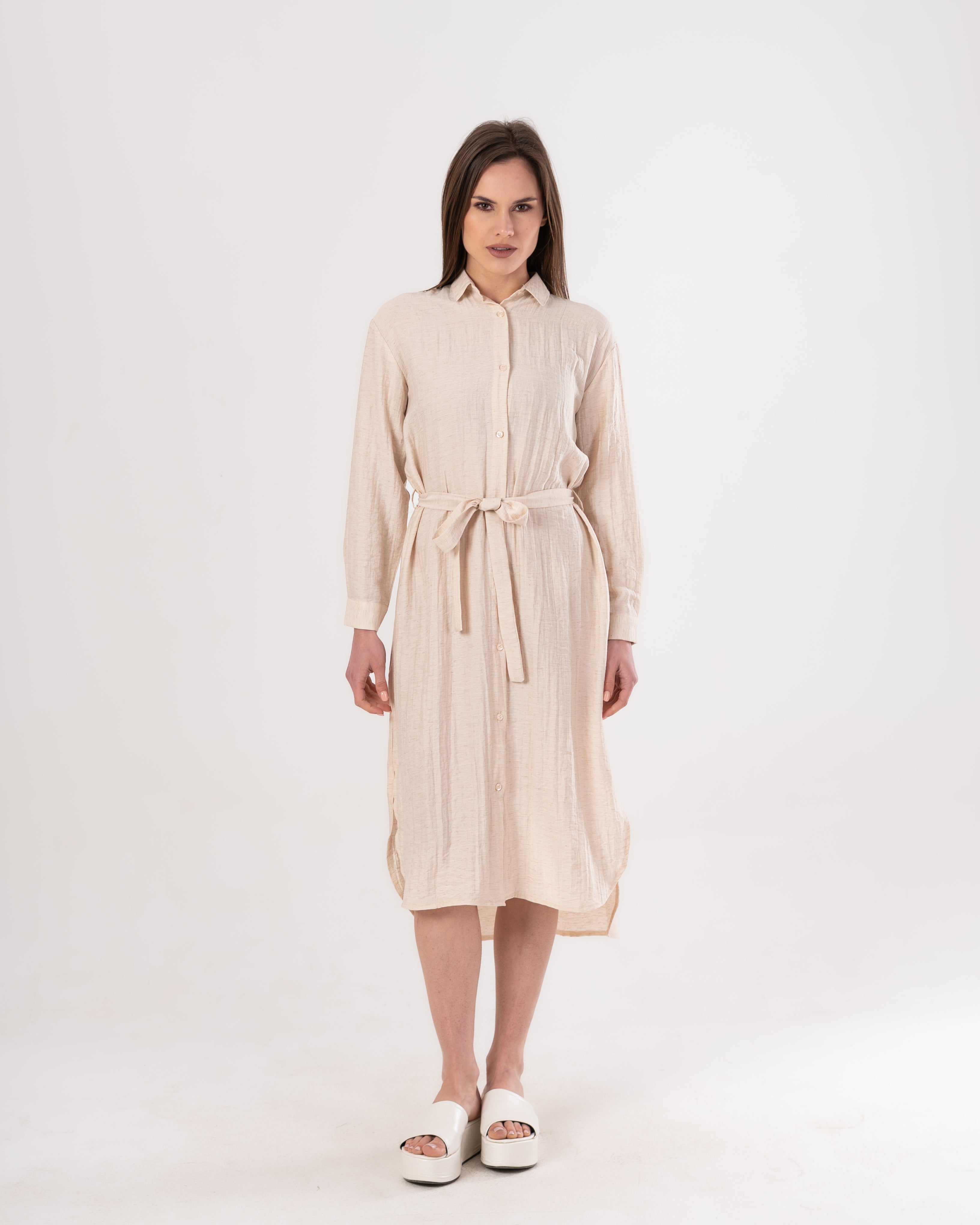 dress - Short (linen with tie)