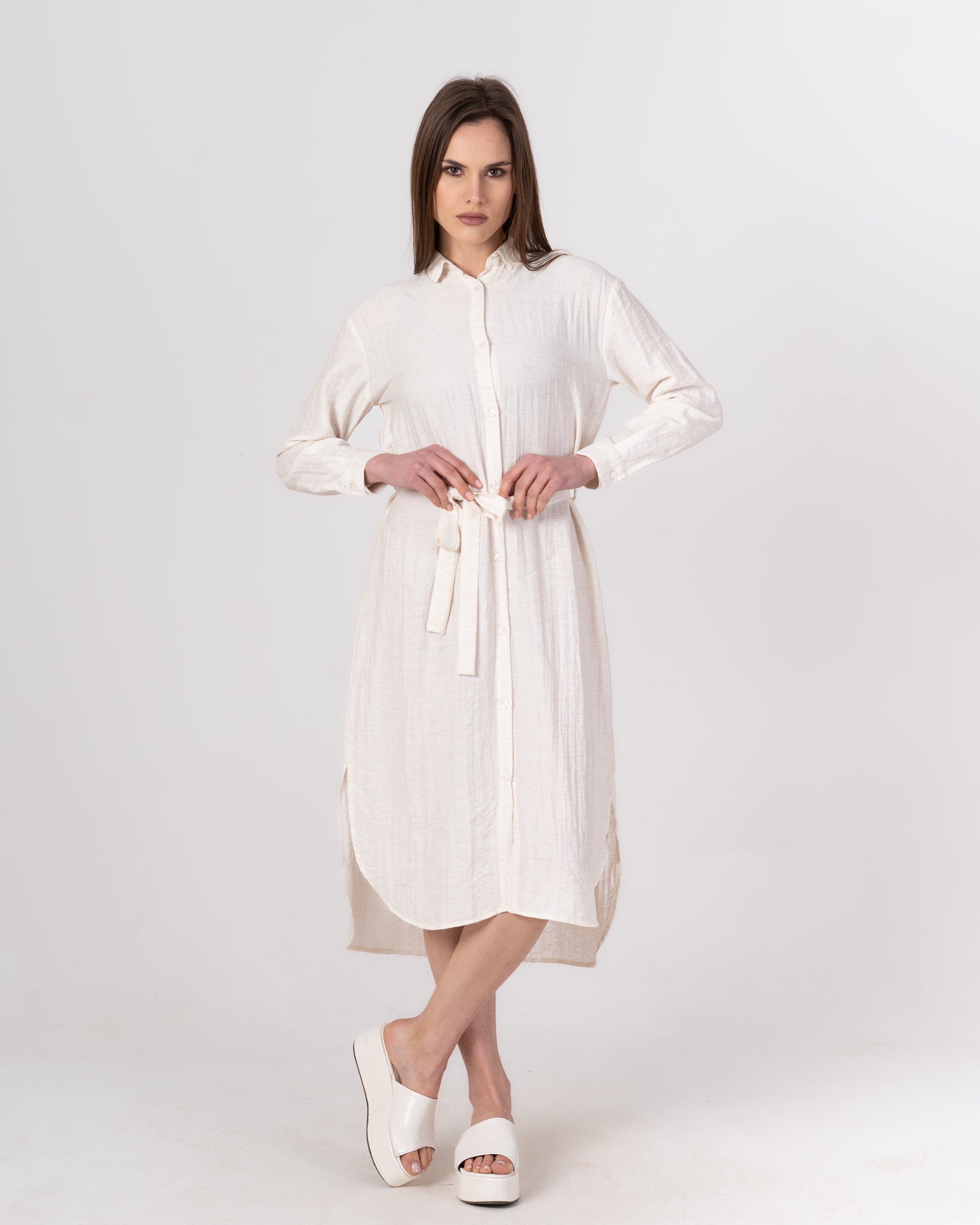 dress - Short (linen with tie)