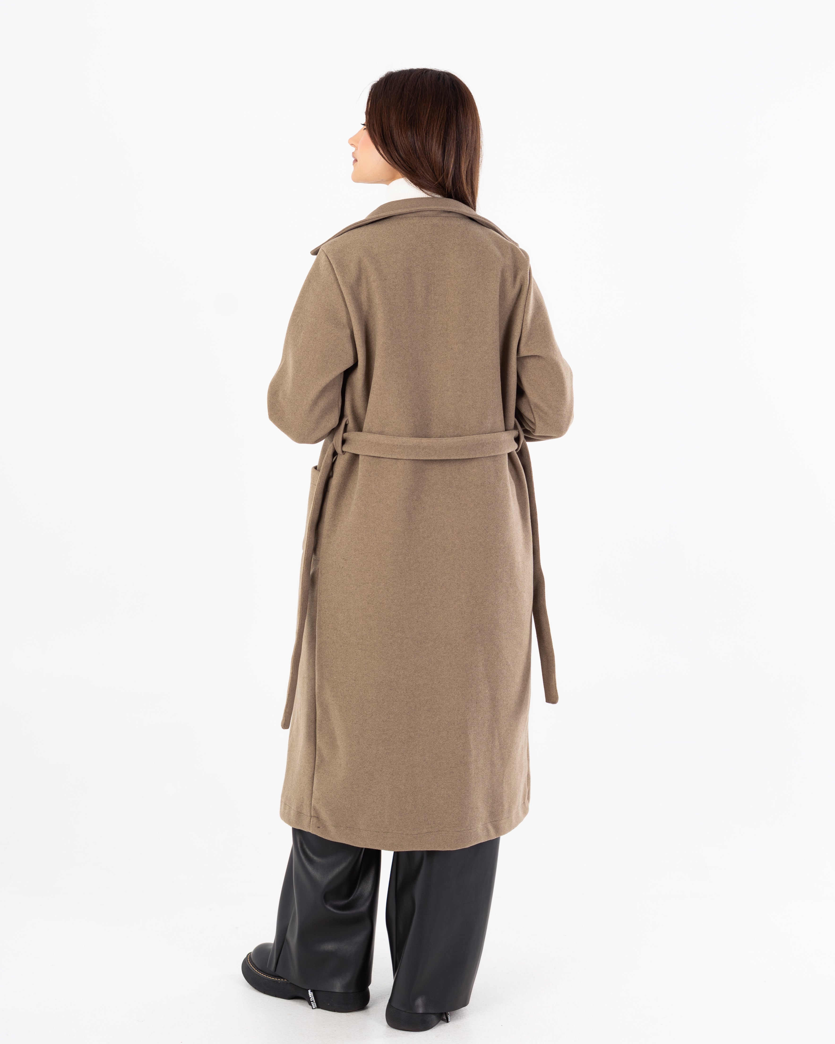 كارديجان مع حزام – سادة (جيبان مربعان)