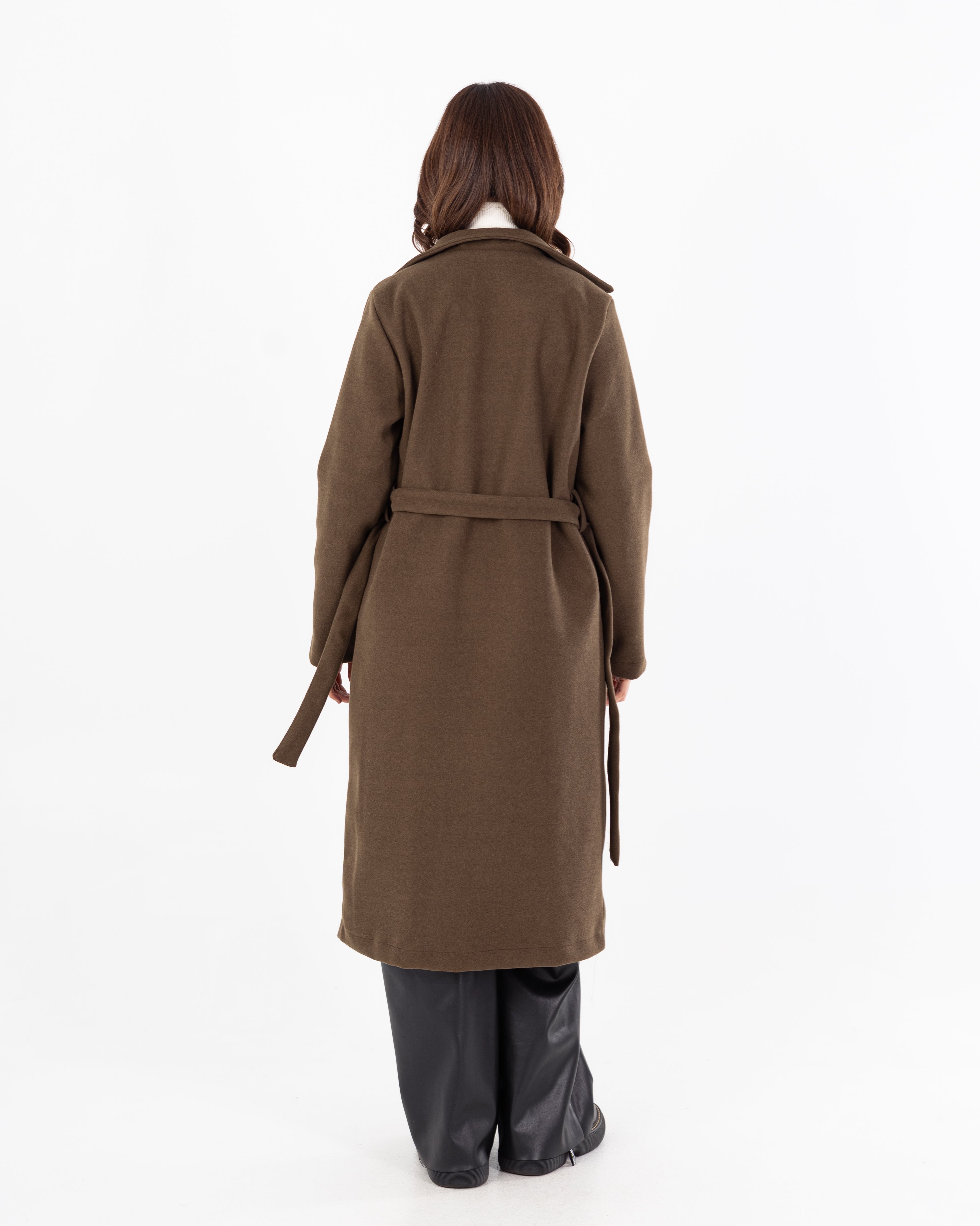 كارديجان مع حزام – سادة (جيبان مربعان)