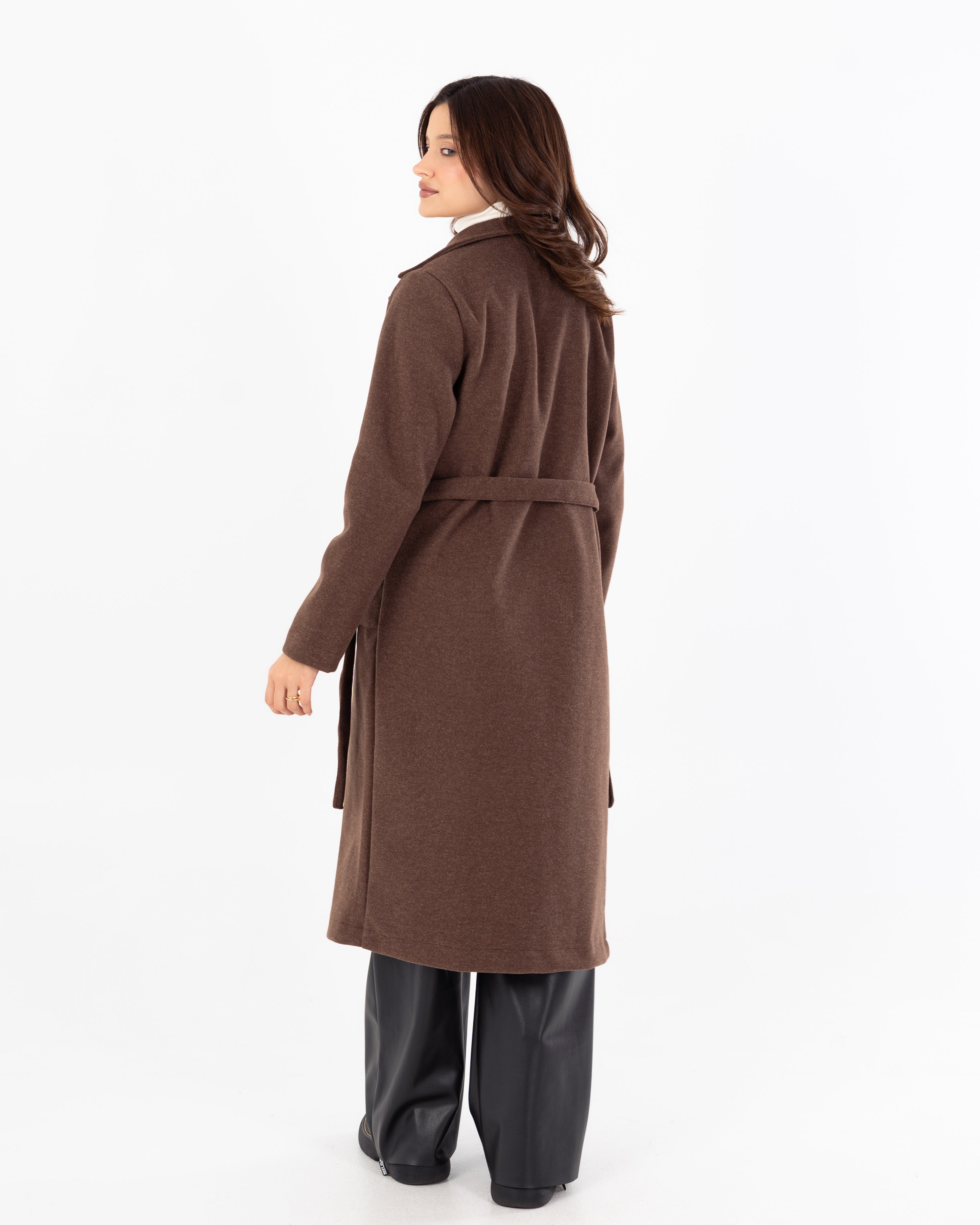 كارديجان مع حزام – سادة (جيبان مربعان)