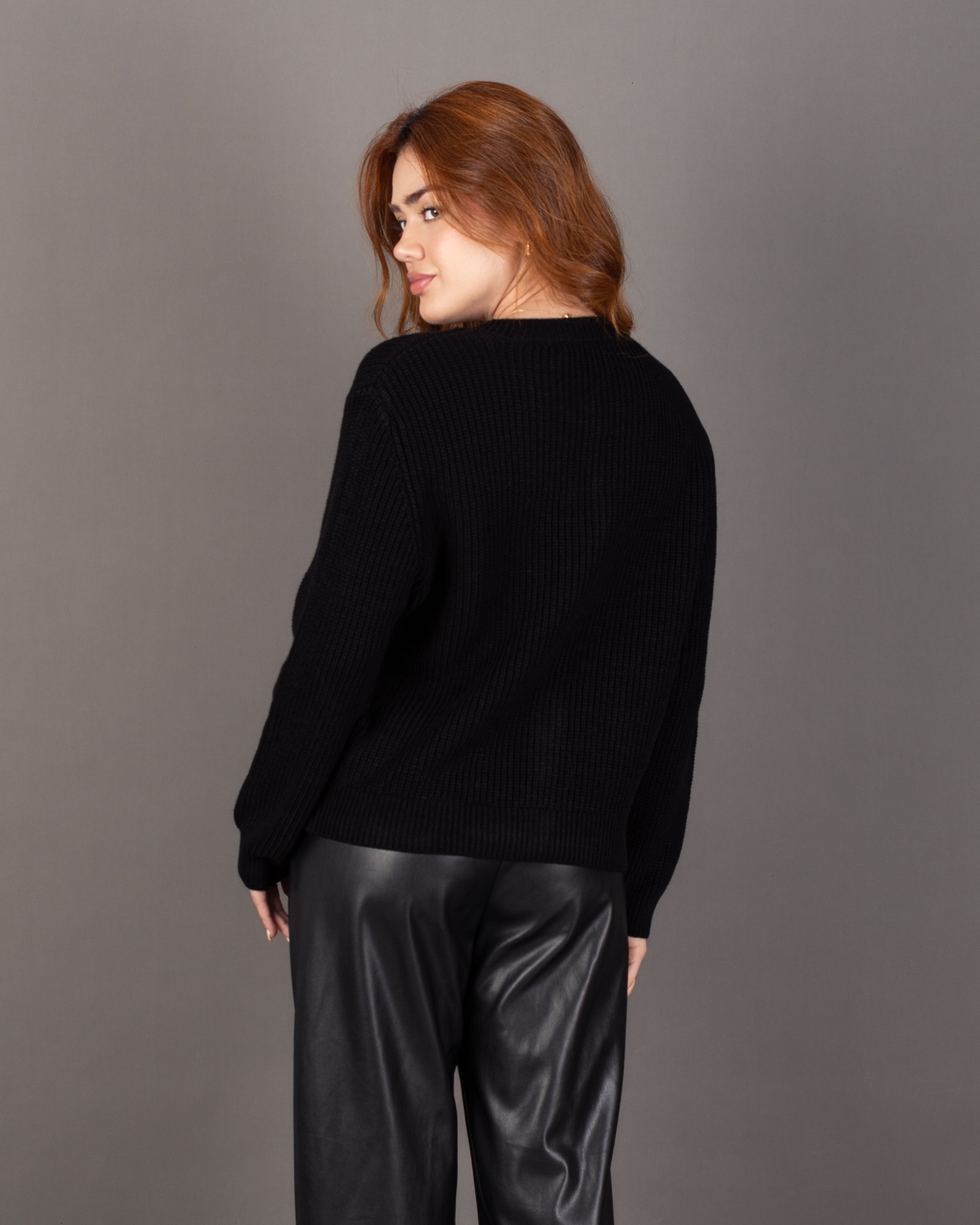 Knitwear Cardigan - With Gold Buttons