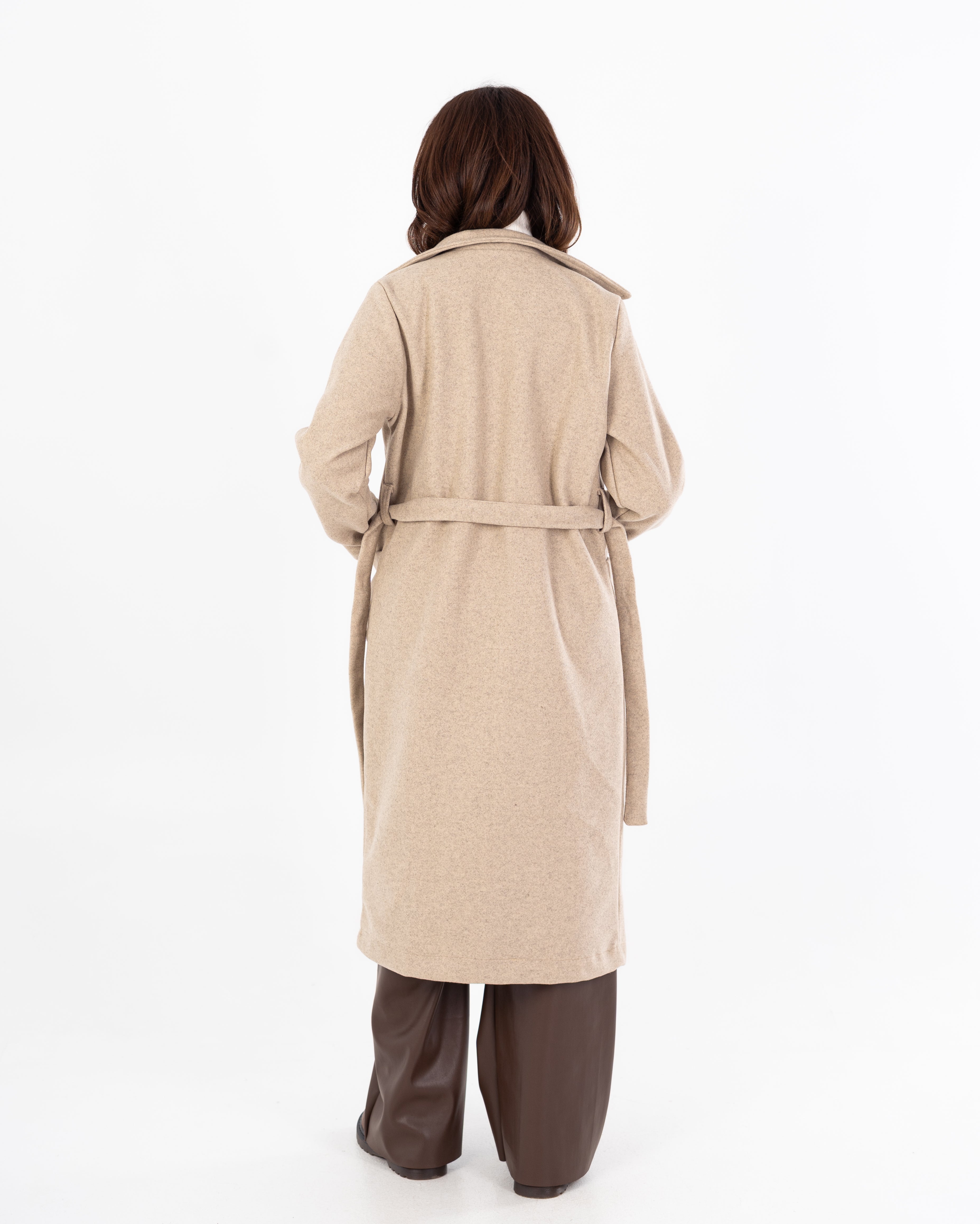 كارديجان مع حزام – سادة (جيبان مربعان)