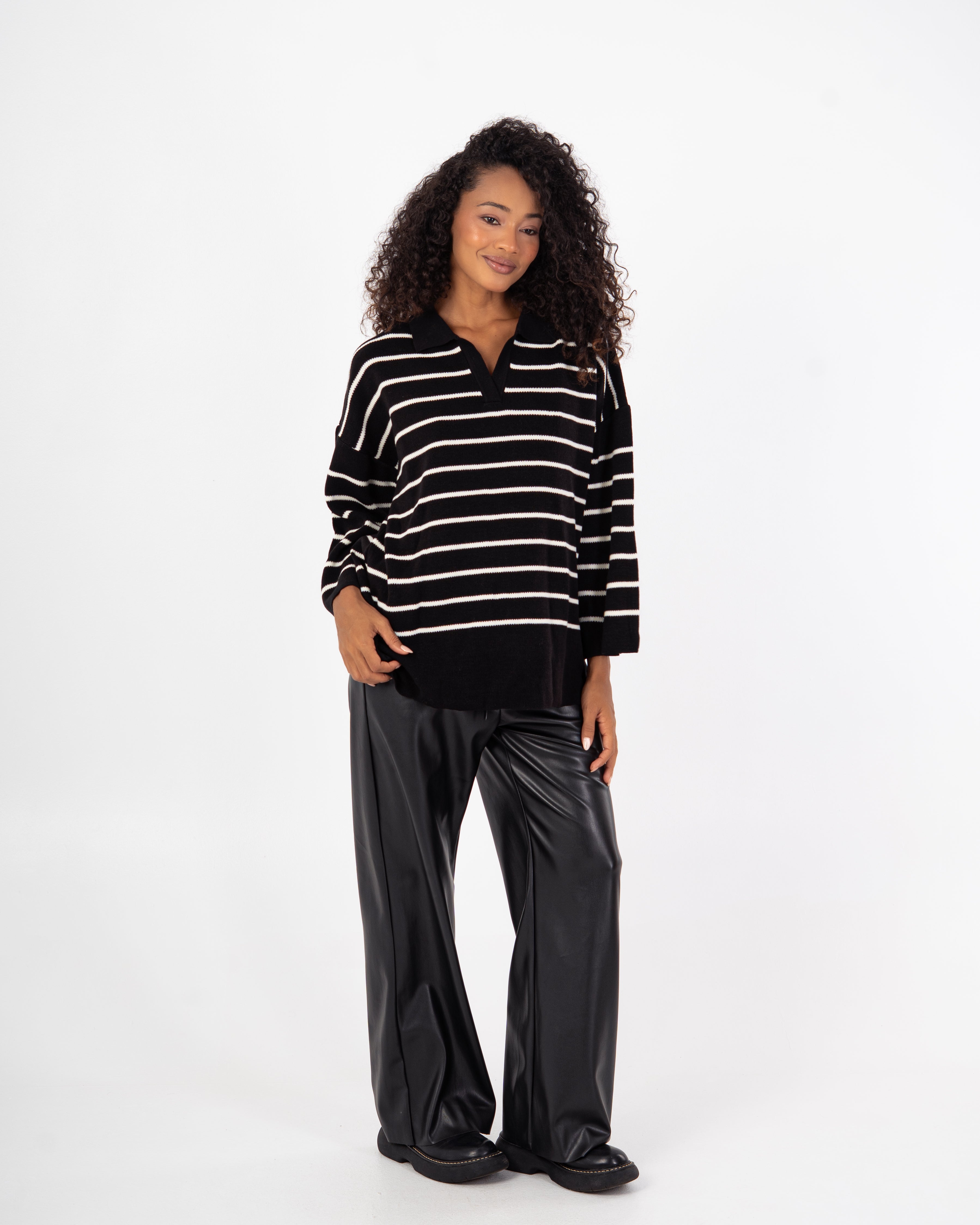 Knitwear Pullover – Horizontal Stripes
