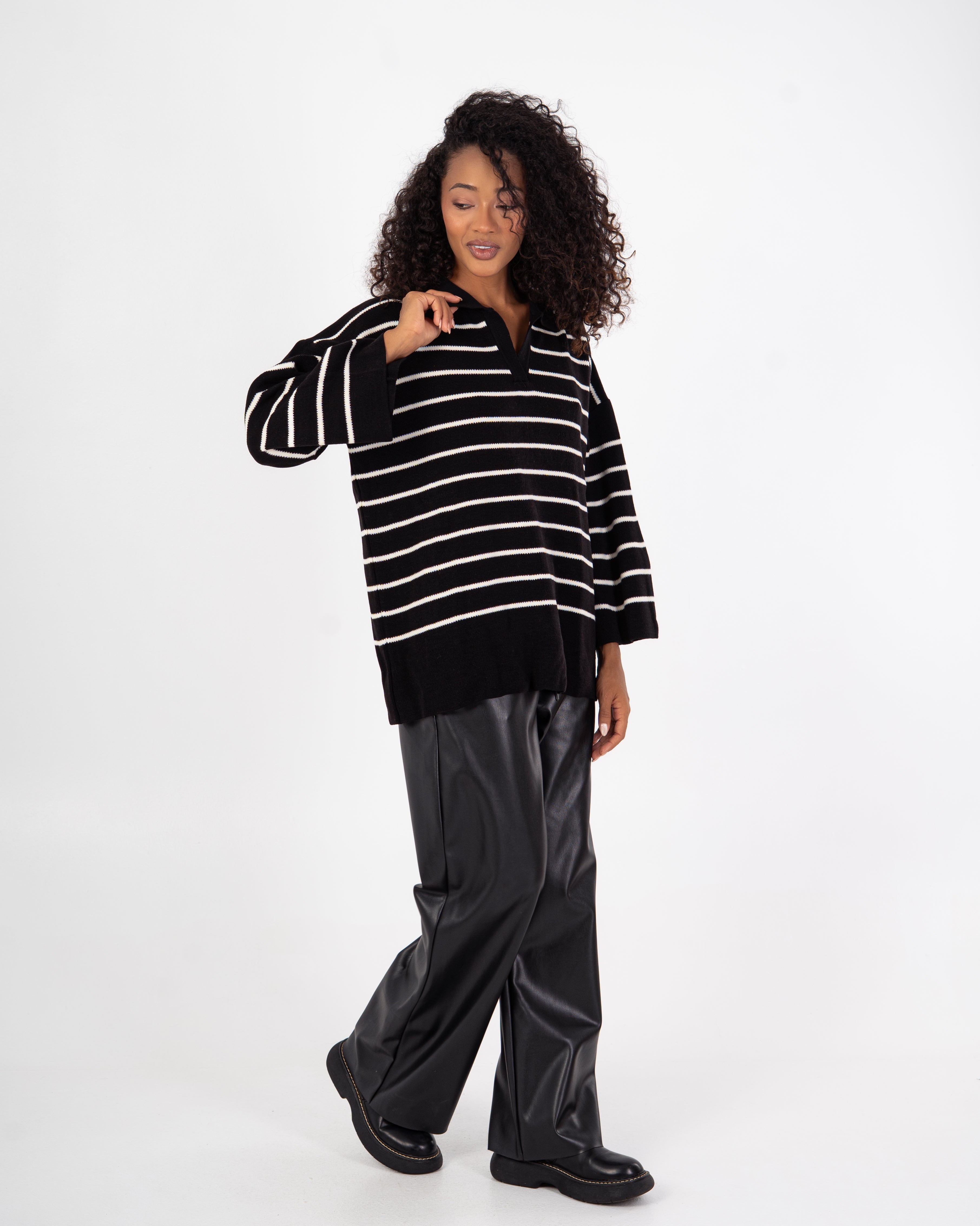 Knitwear Pullover – Horizontal Stripes