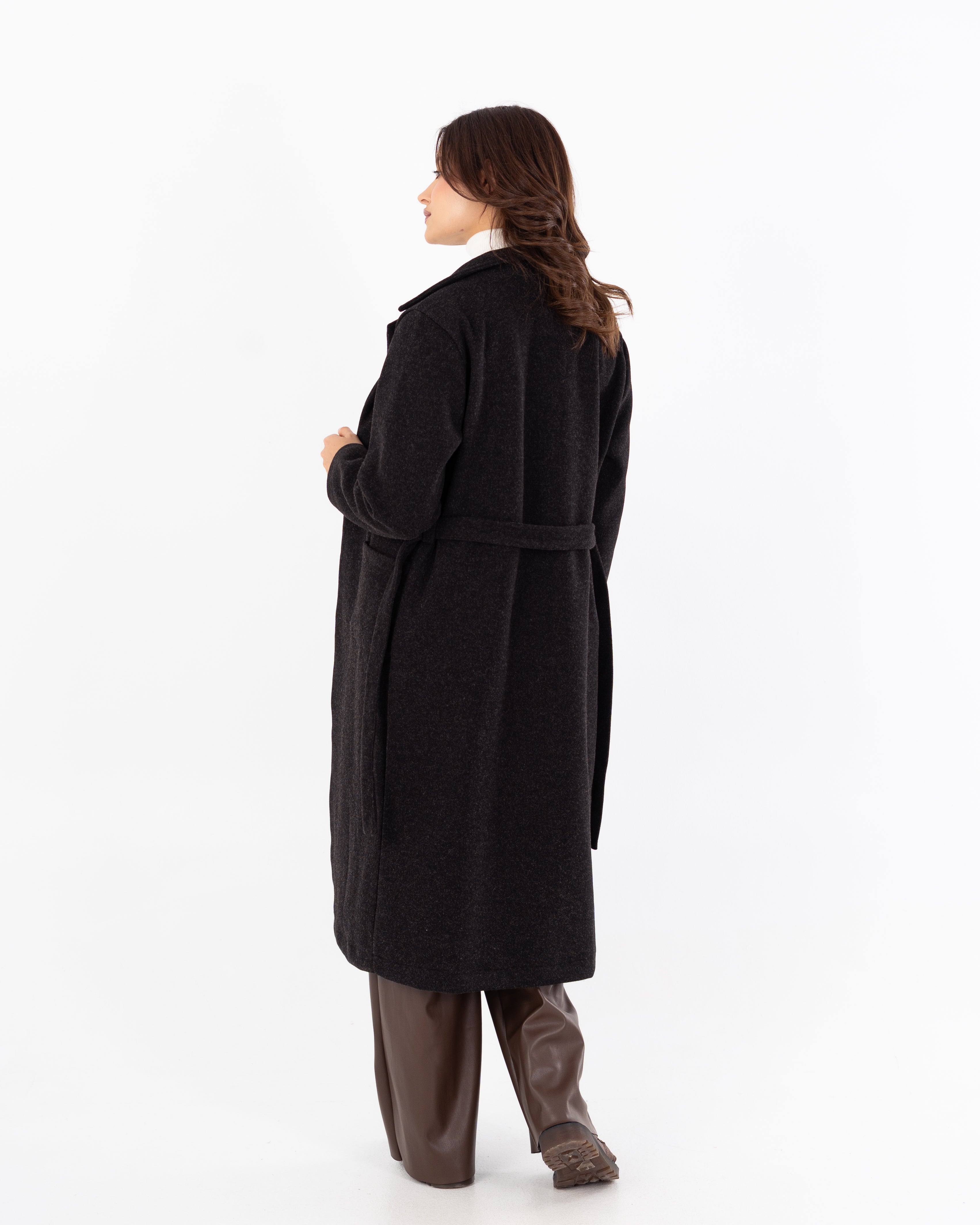 كارديجان مع حزام – سادة (جيبان مربعان)