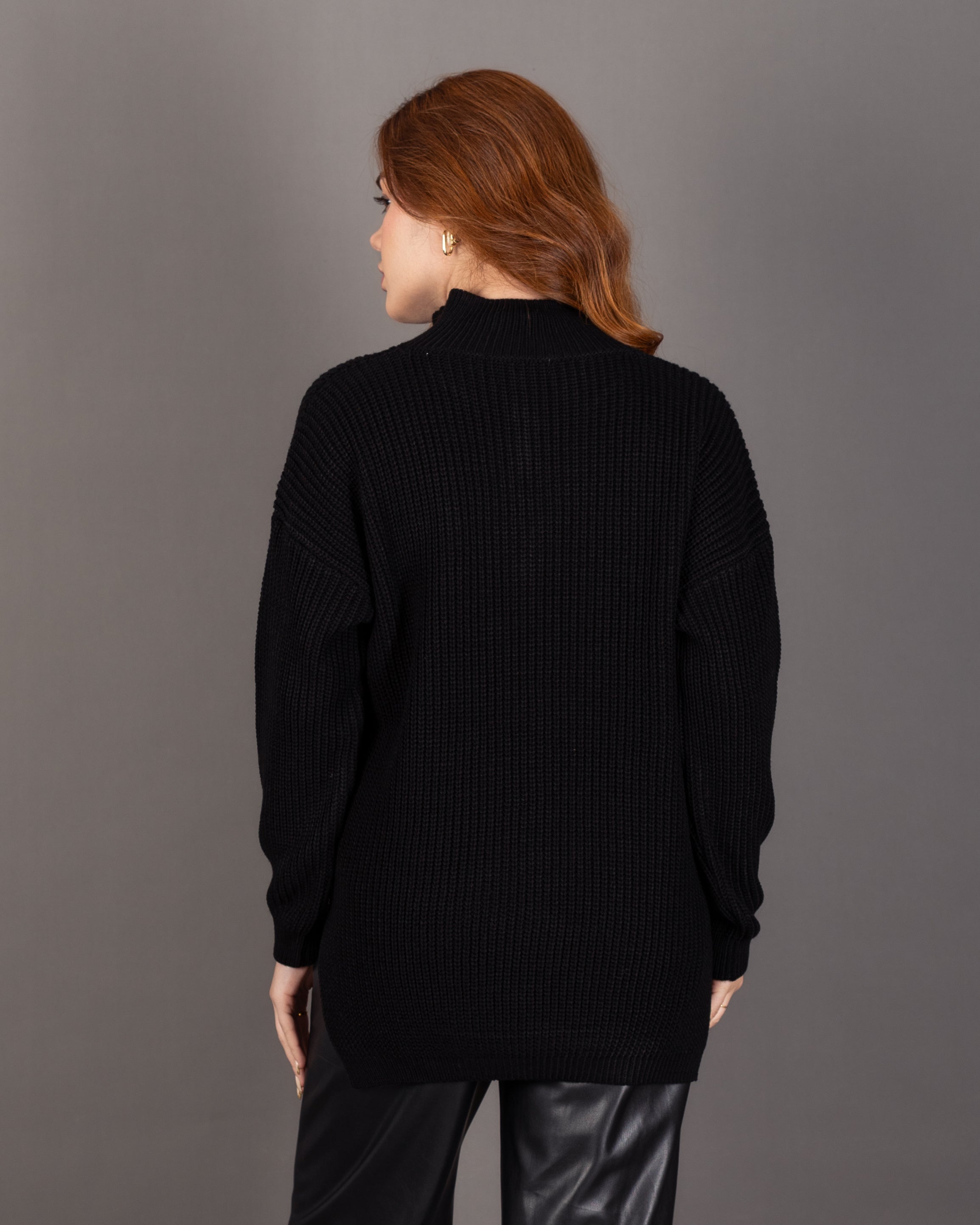 Long Knitwear Pullover - With Long Sleeves (Multiple Colors)