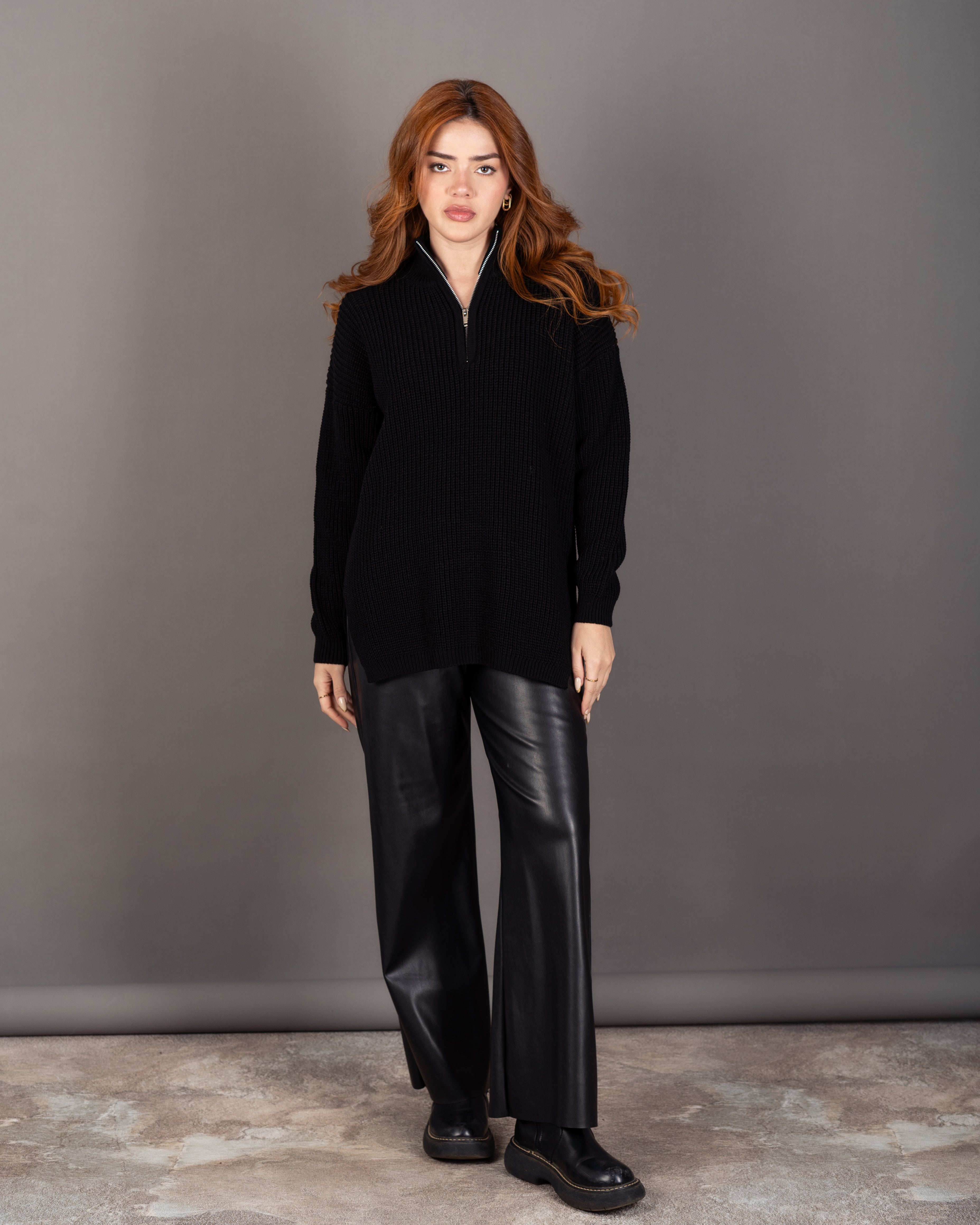 Long Knitwear Pullover - With Long Sleeves (Multiple Colors)