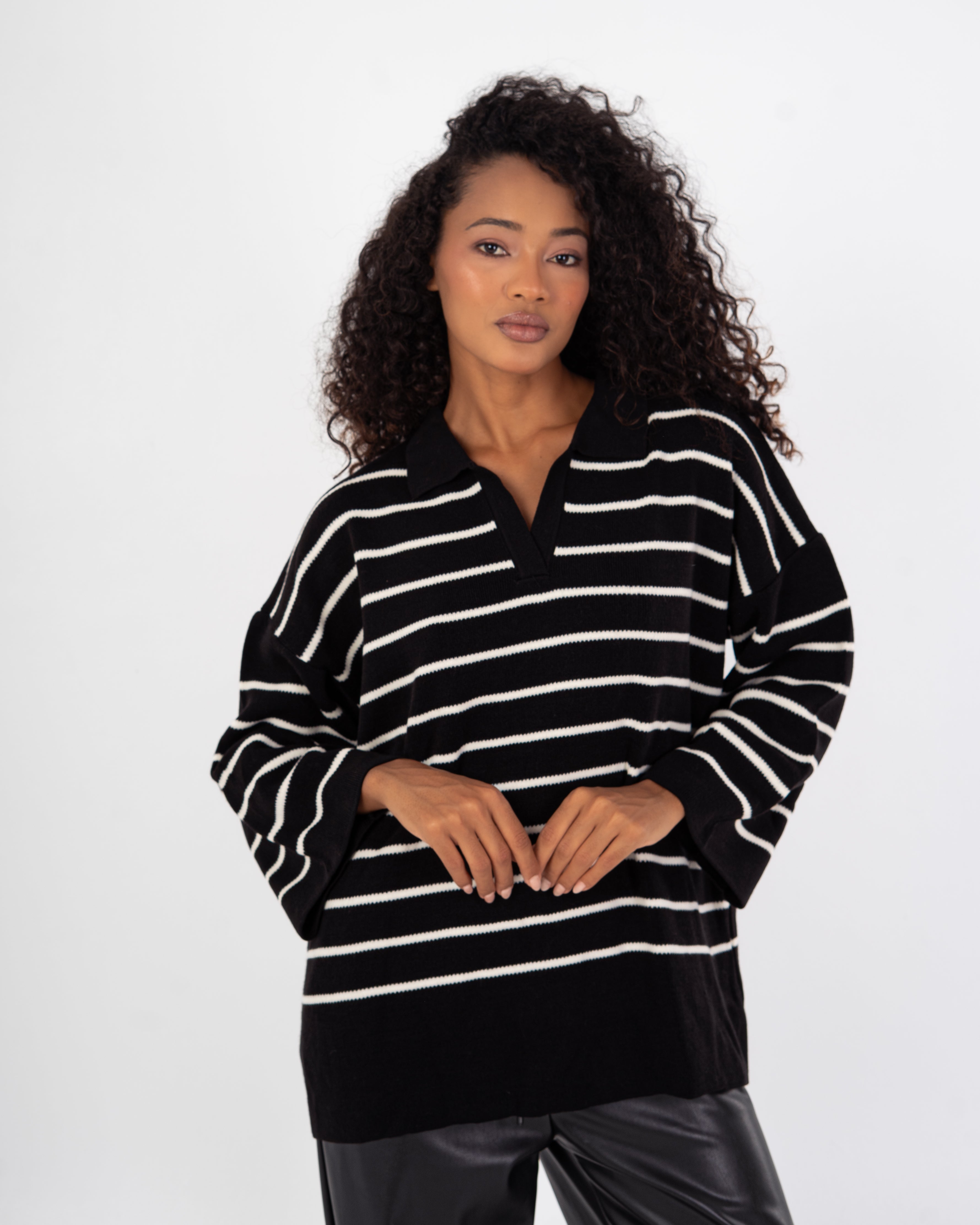 Knitwear Pullover – Horizontal Stripes