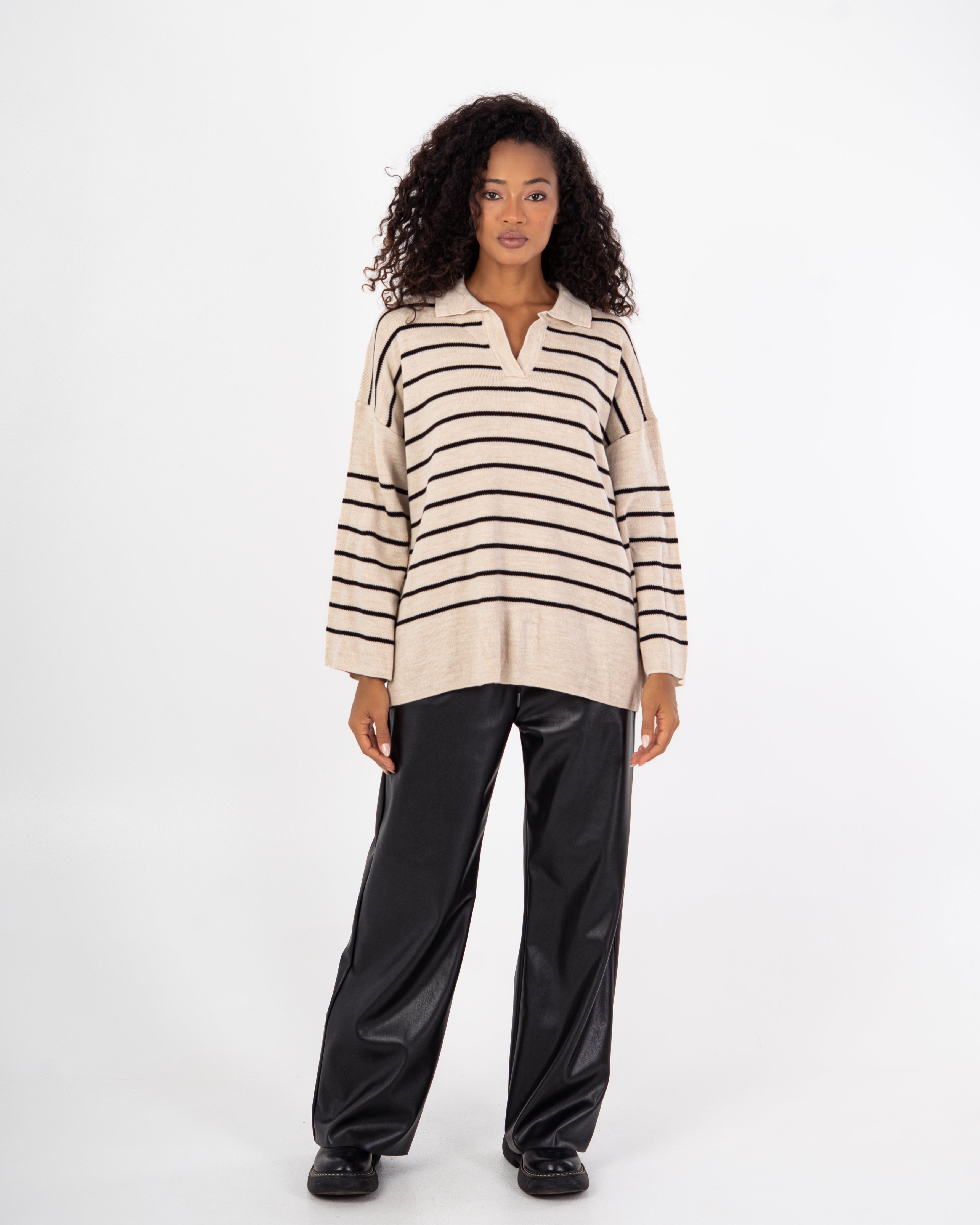 Knitwear Pullover – Horizontal Stripes