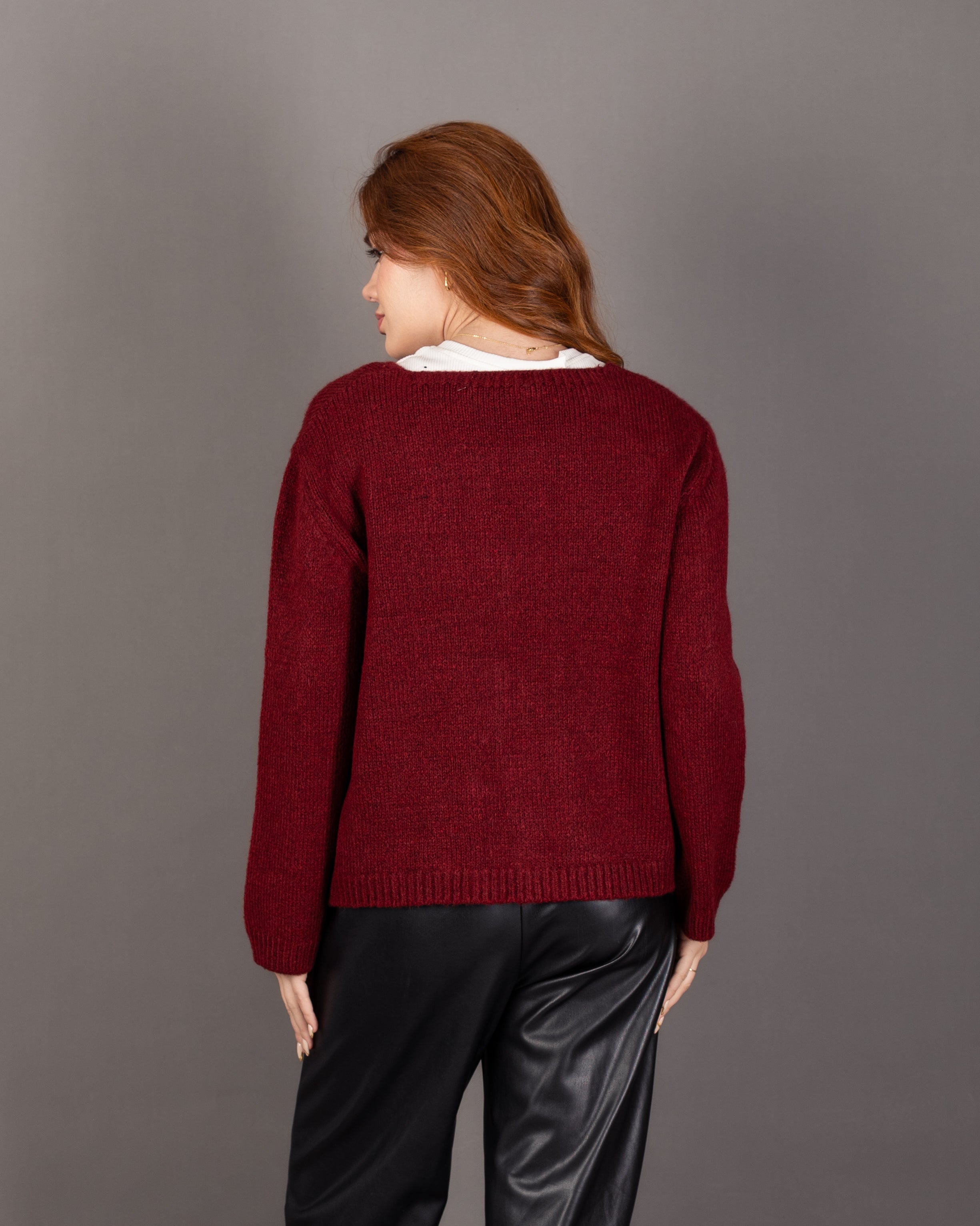 Open Knitwear - Cardigan With Front Tie