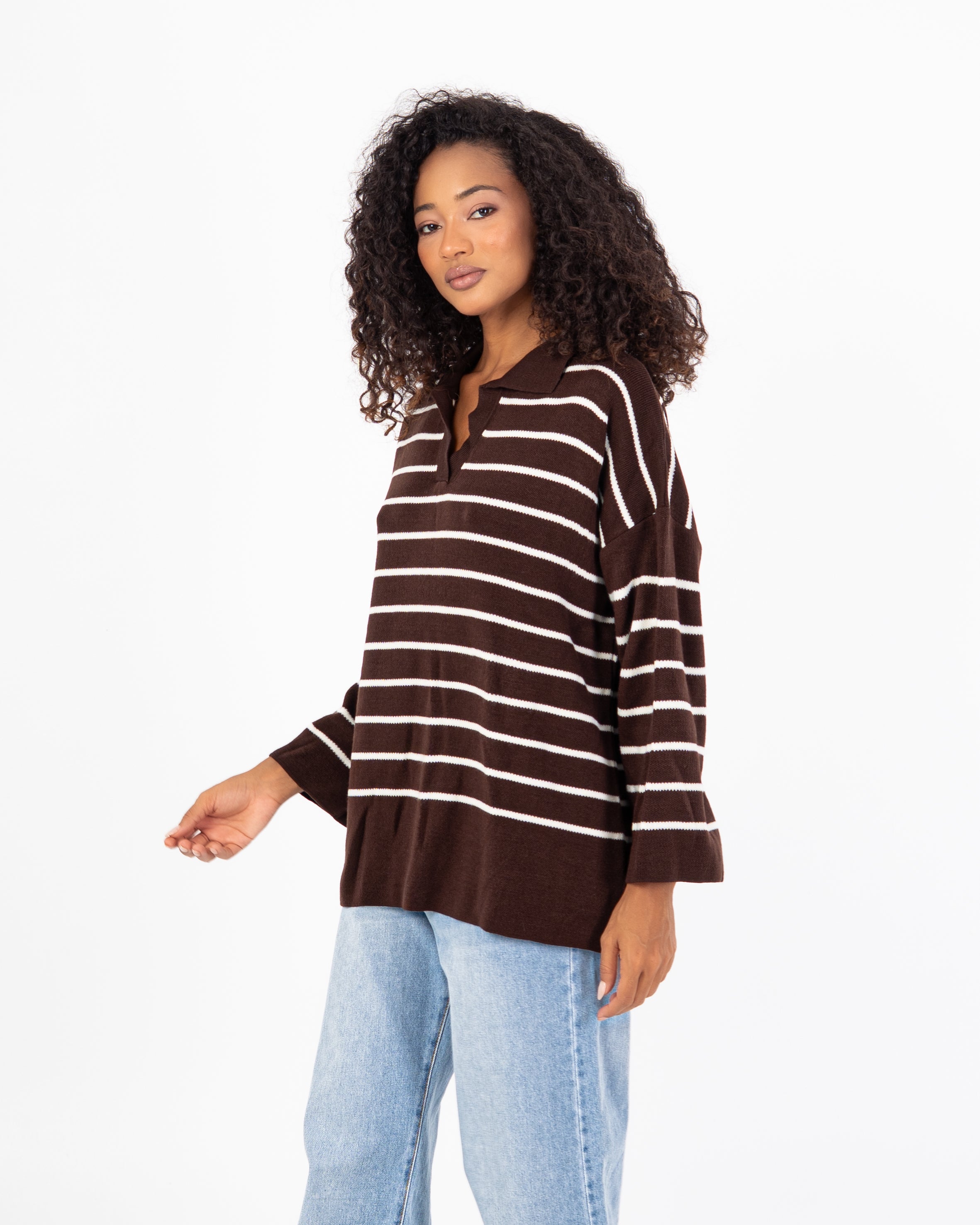 Knitwear Pullover – Horizontal Stripes