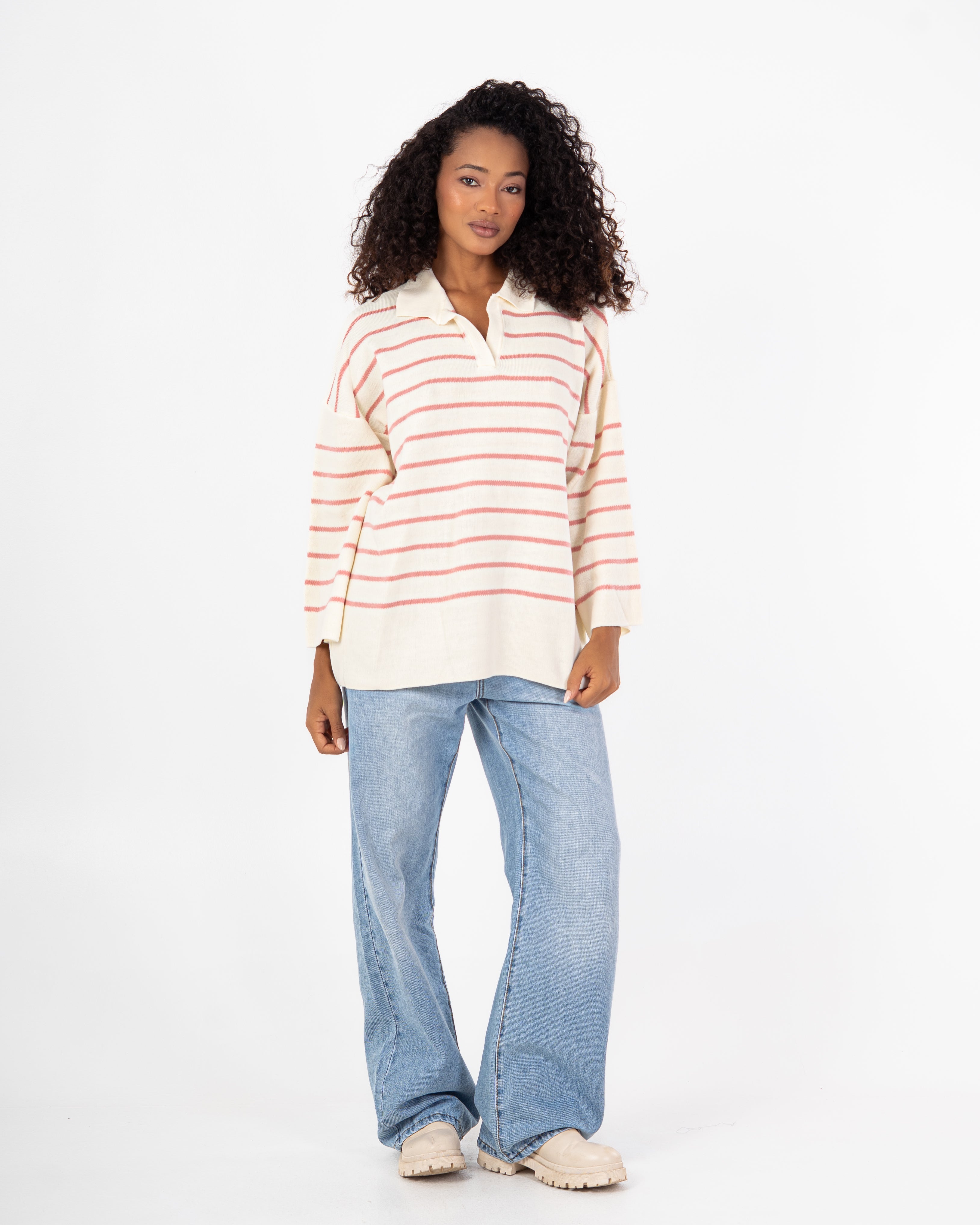 Knitwear Pullover – Horizontal Stripes