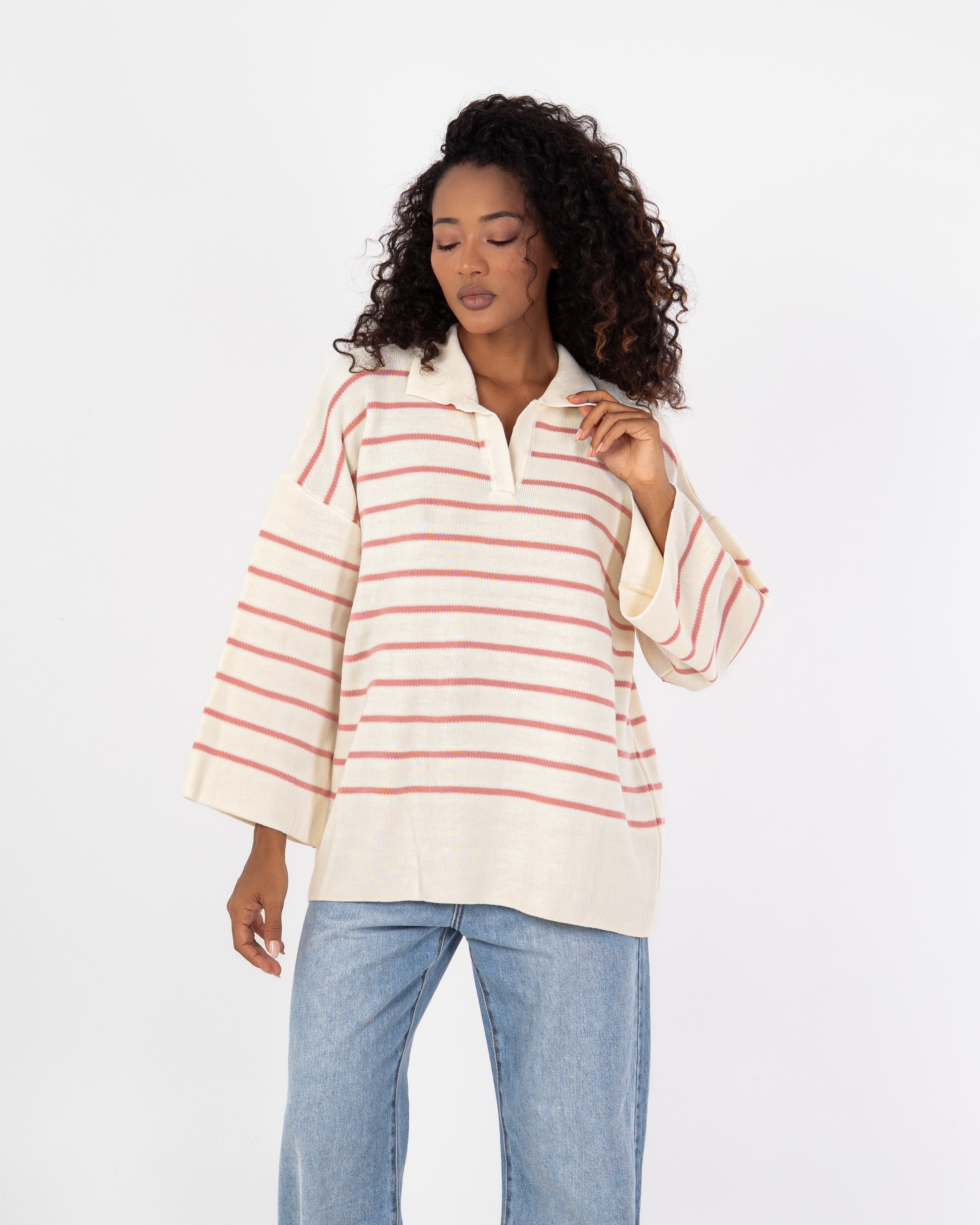 Knitwear Pullover – Horizontal Stripes