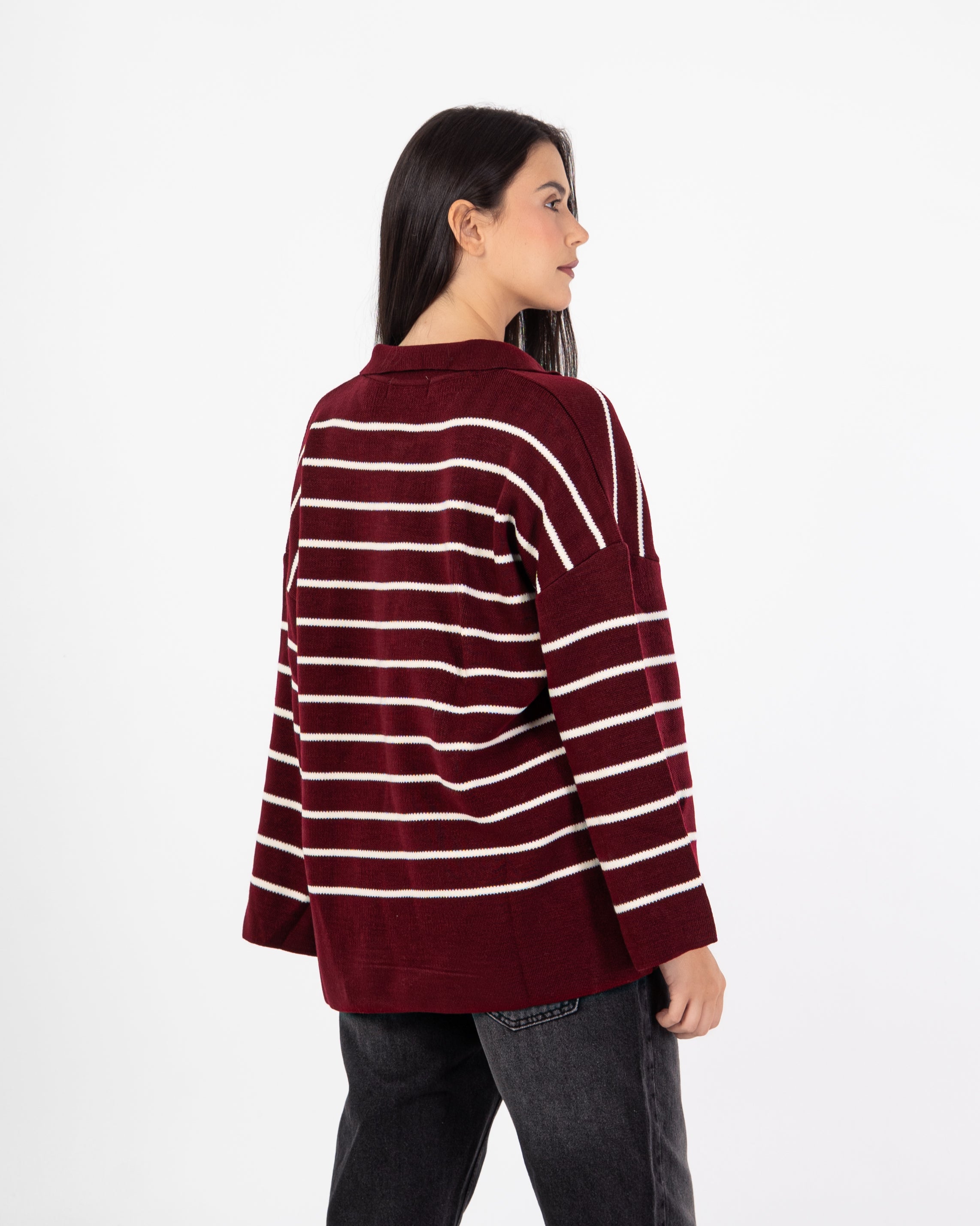 Knitwear Pullover – Horizontal Stripes