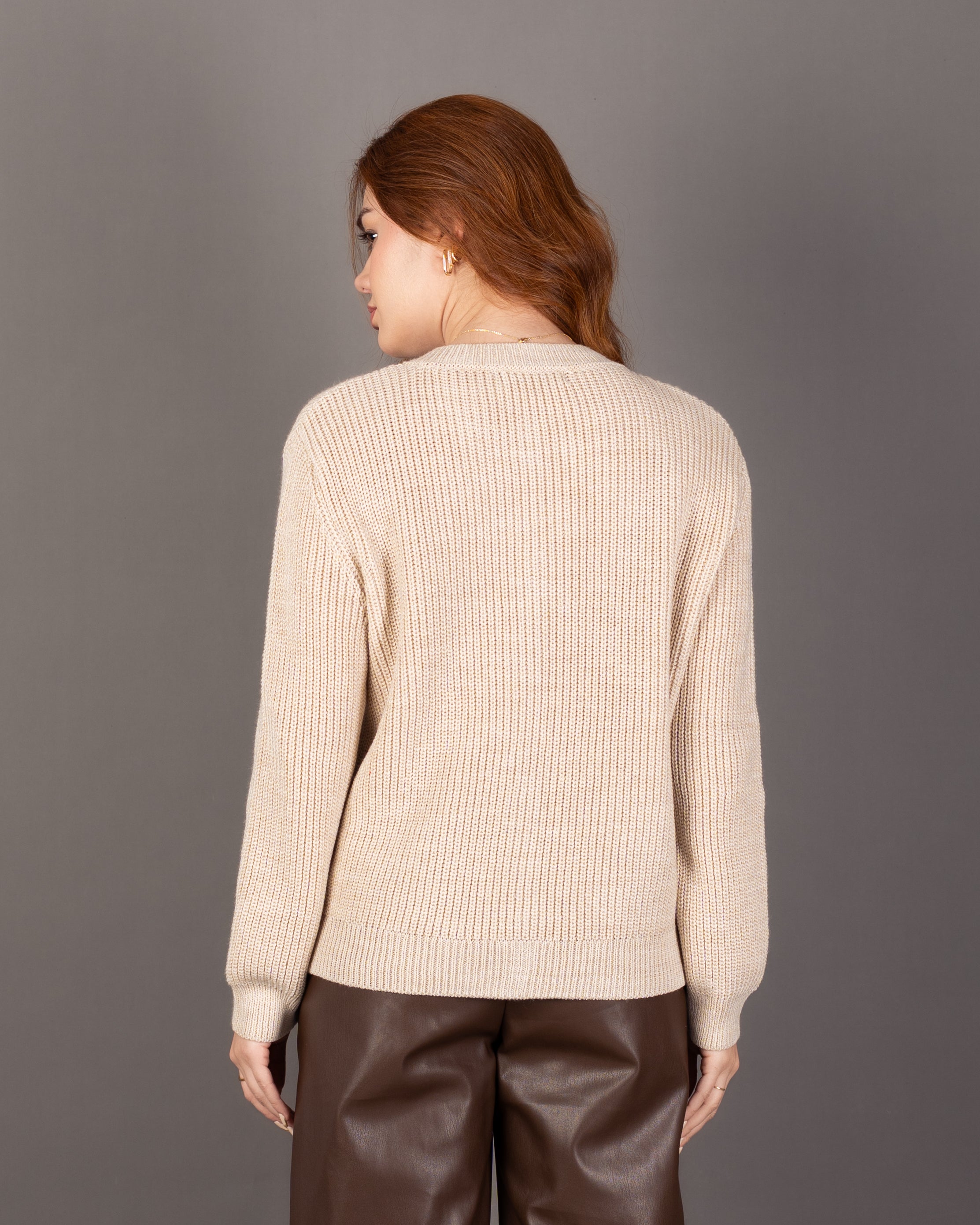 Knitwear Cardigan - With Gold Buttons