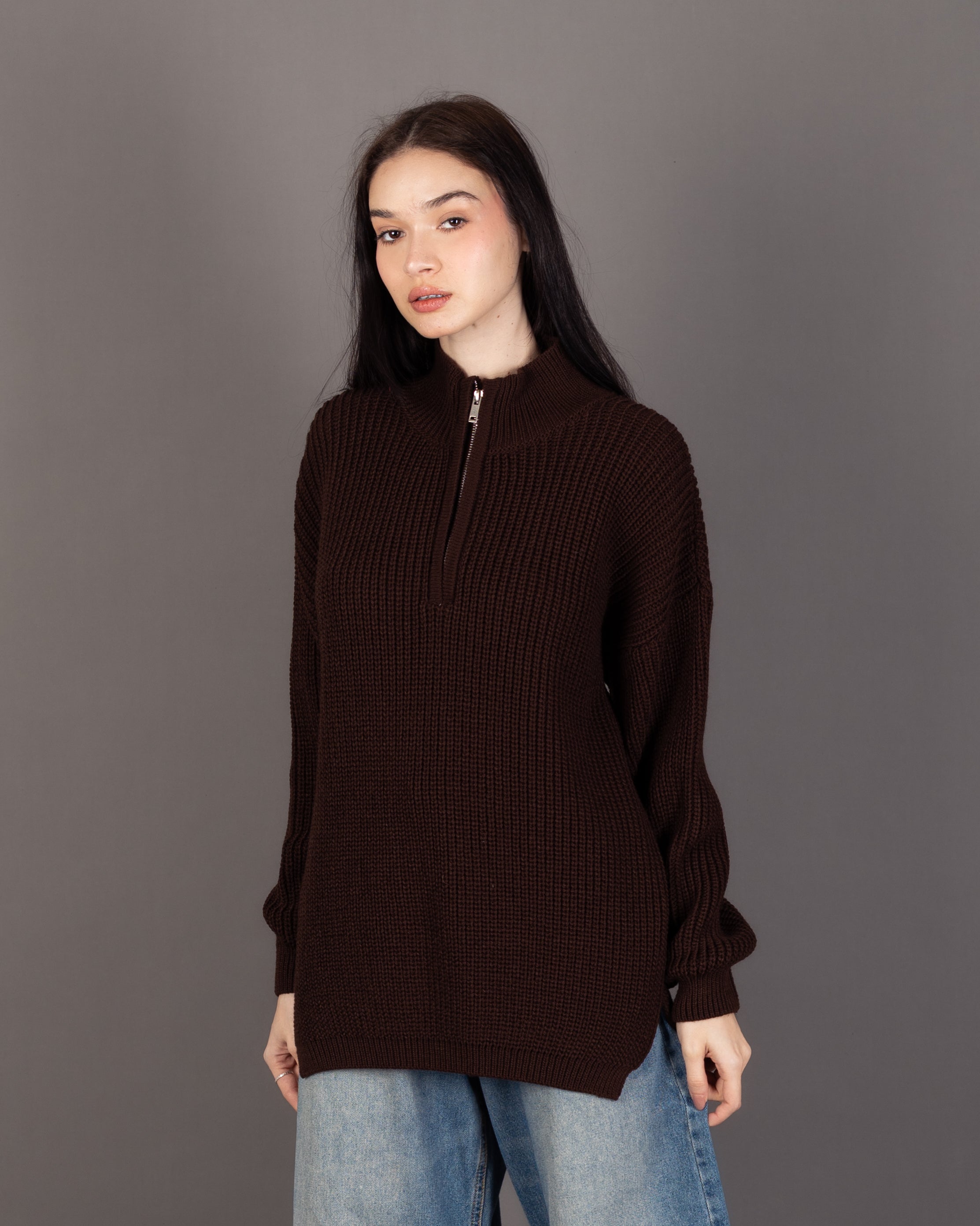 Long Knitwear Pullover - With Long Sleeves (Multiple Colors)