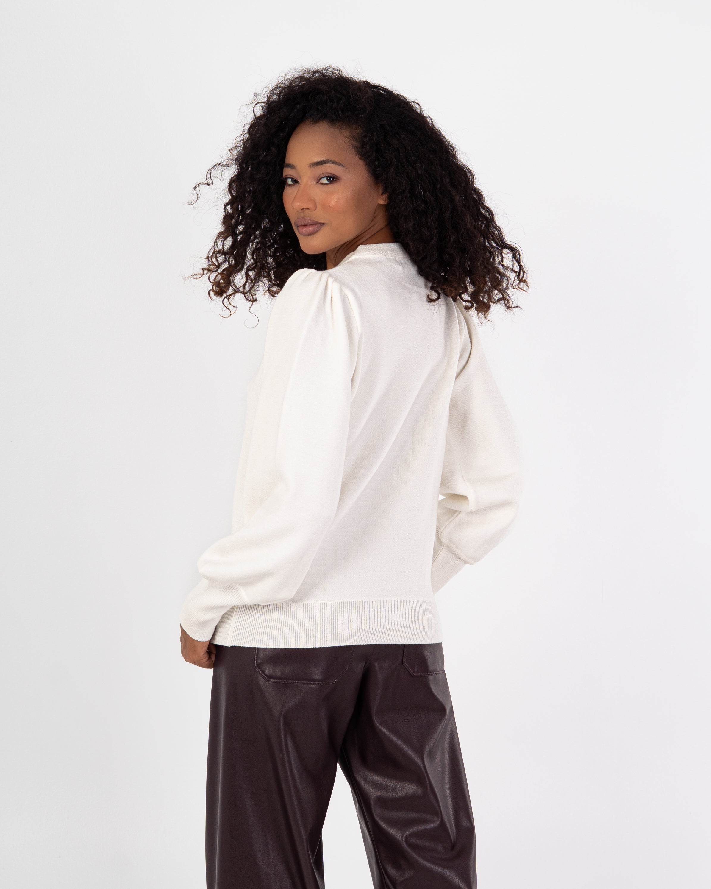 Basic Top – Plain With Elastic Sleeves