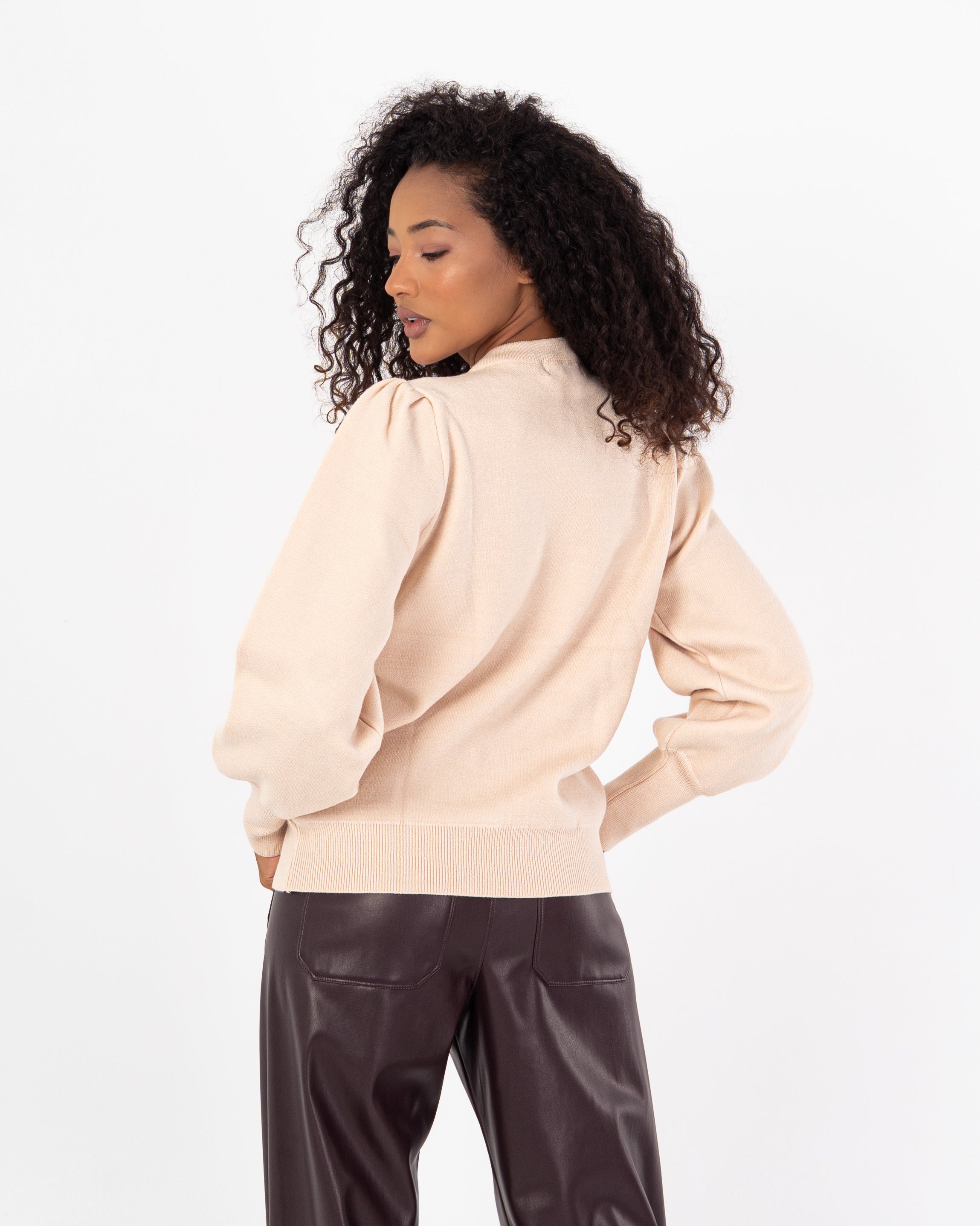 Basic Top – Plain With Elastic Sleeves
