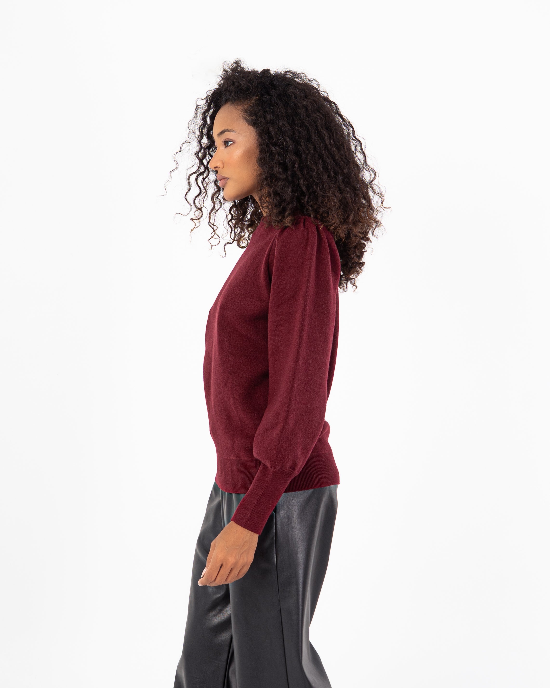 Basic Top – Plain With Elastic Sleeves