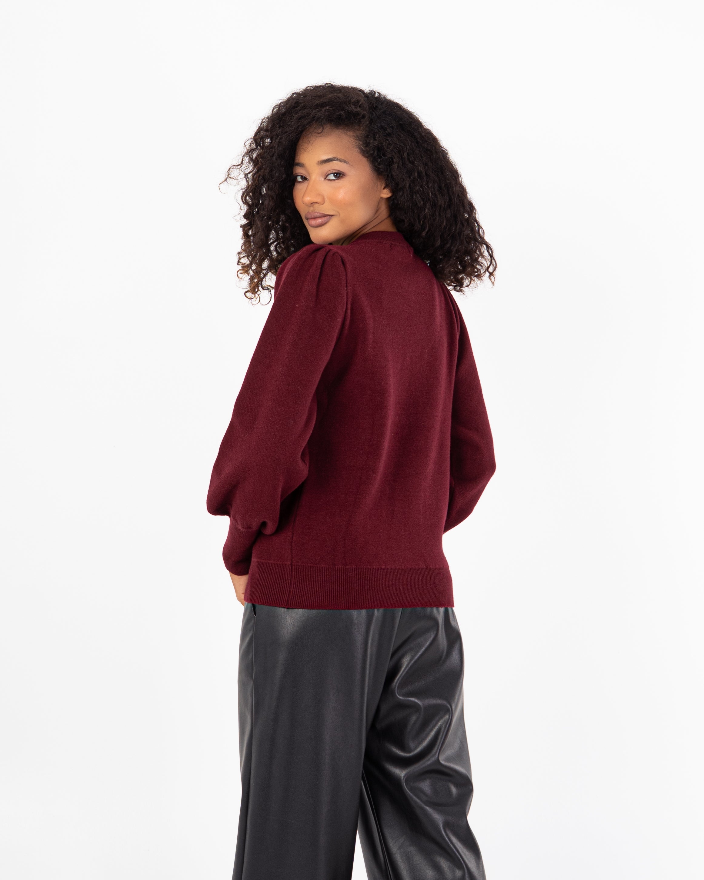 Basic Top – Plain With Elastic Sleeves