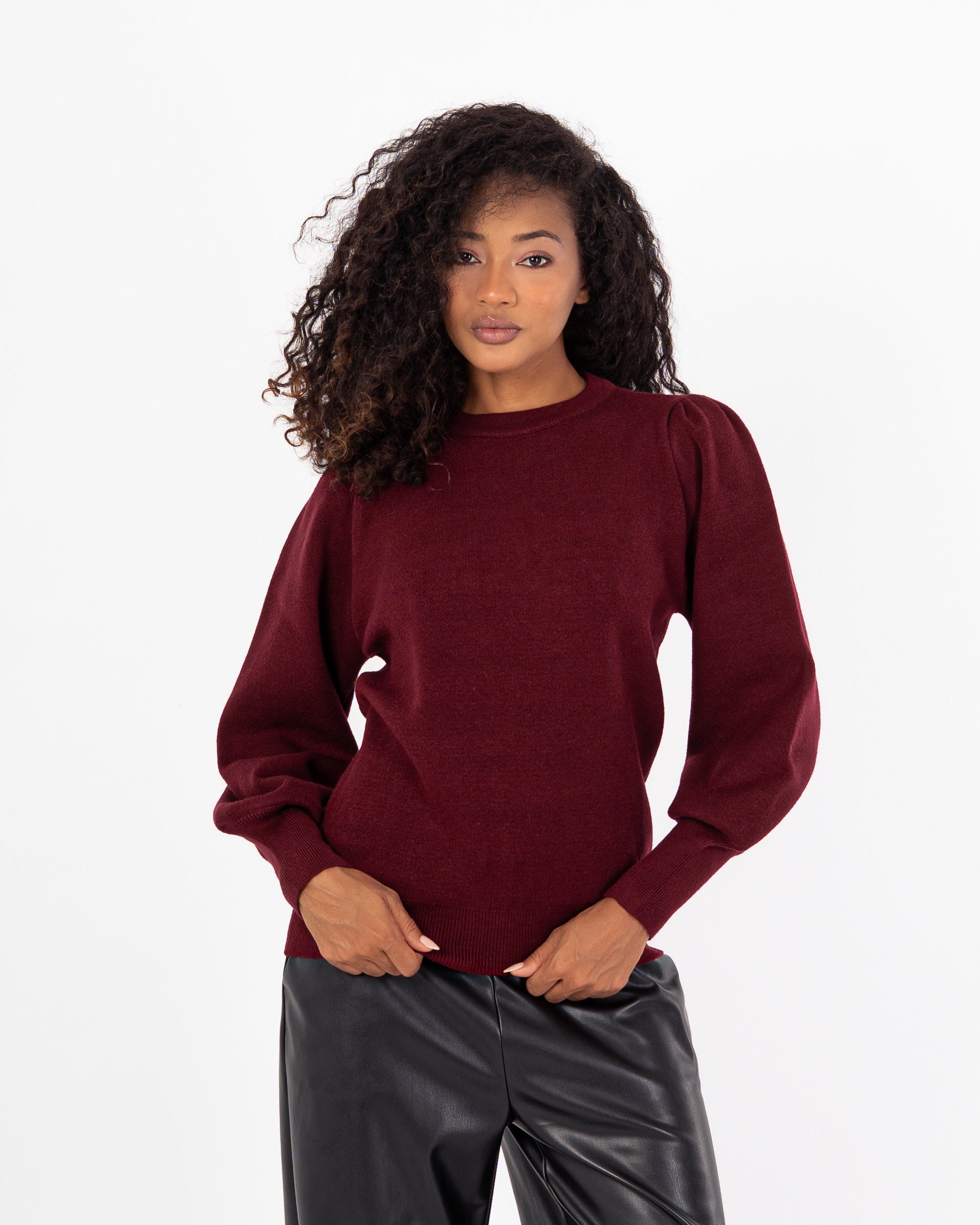 Basic Top – Plain With Elastic Sleeves