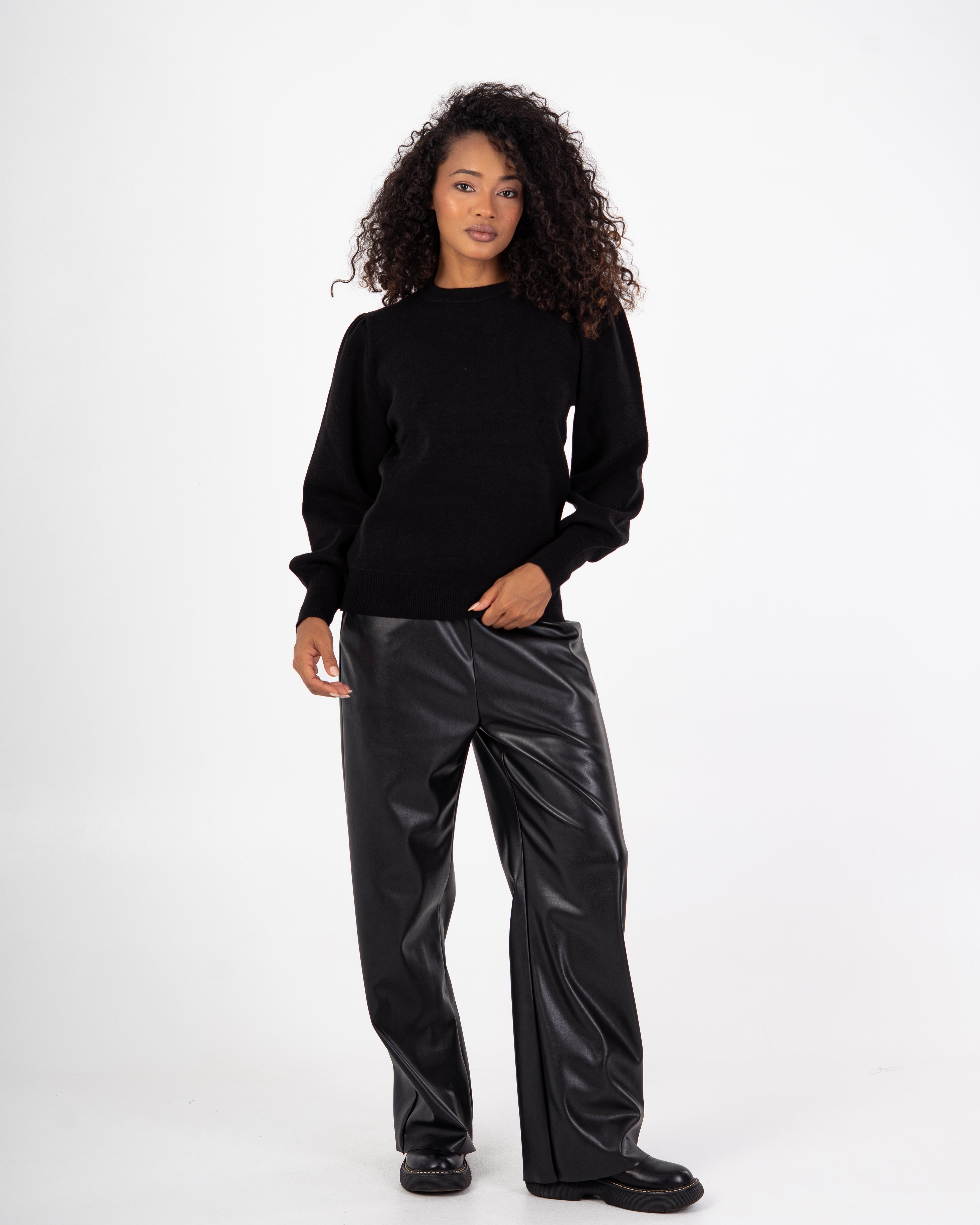 Basic Top – Plain With Elastic Sleeves