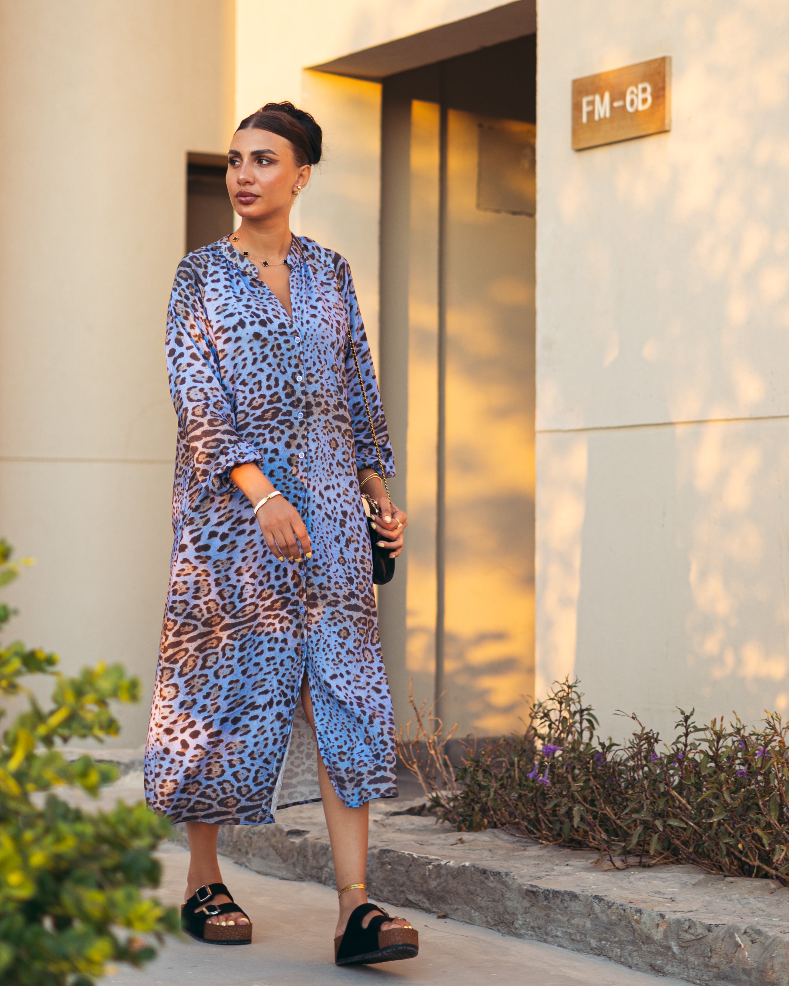 Snake-Patterned Dress