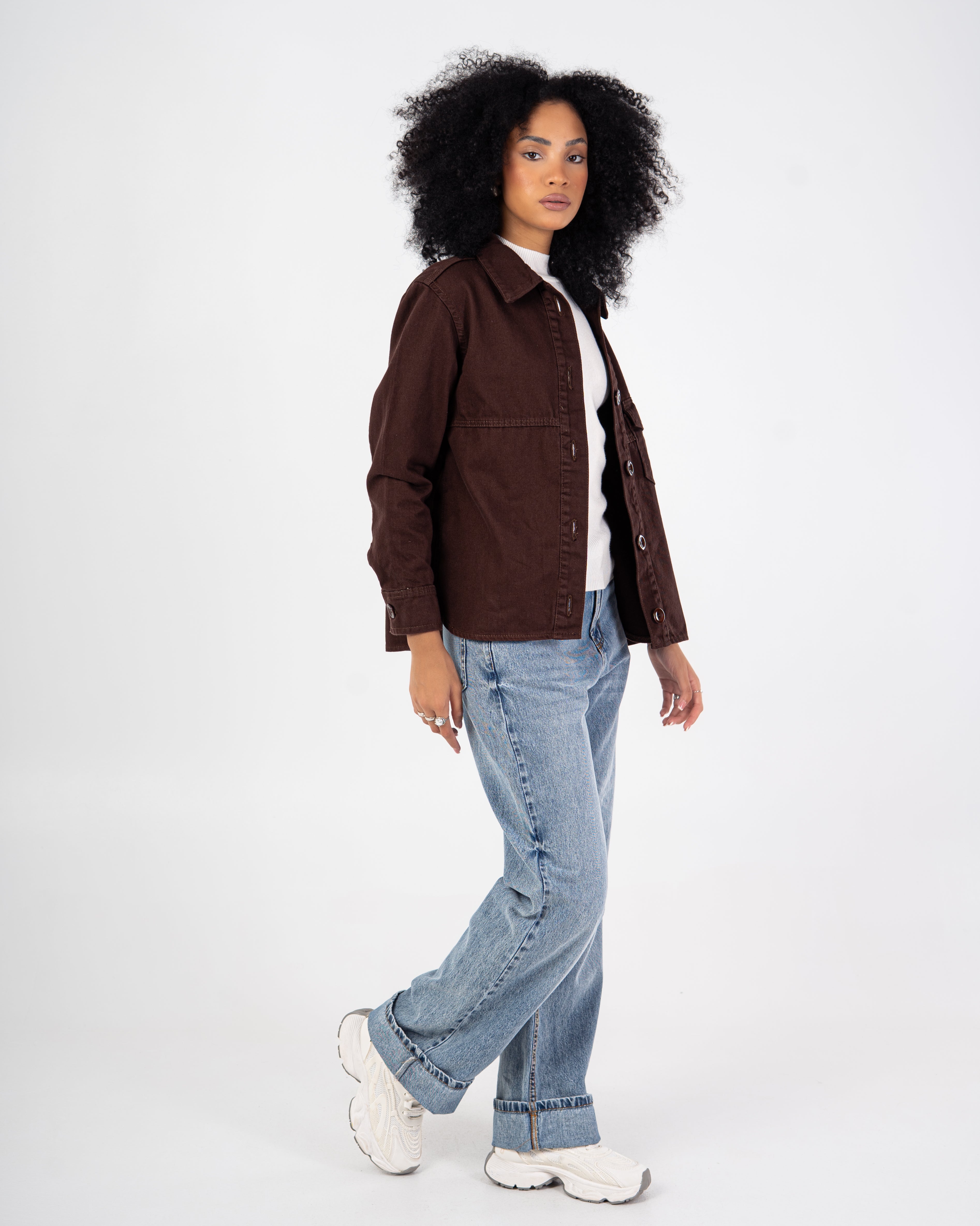 Gabardine Jacket – Single Plain Pocket