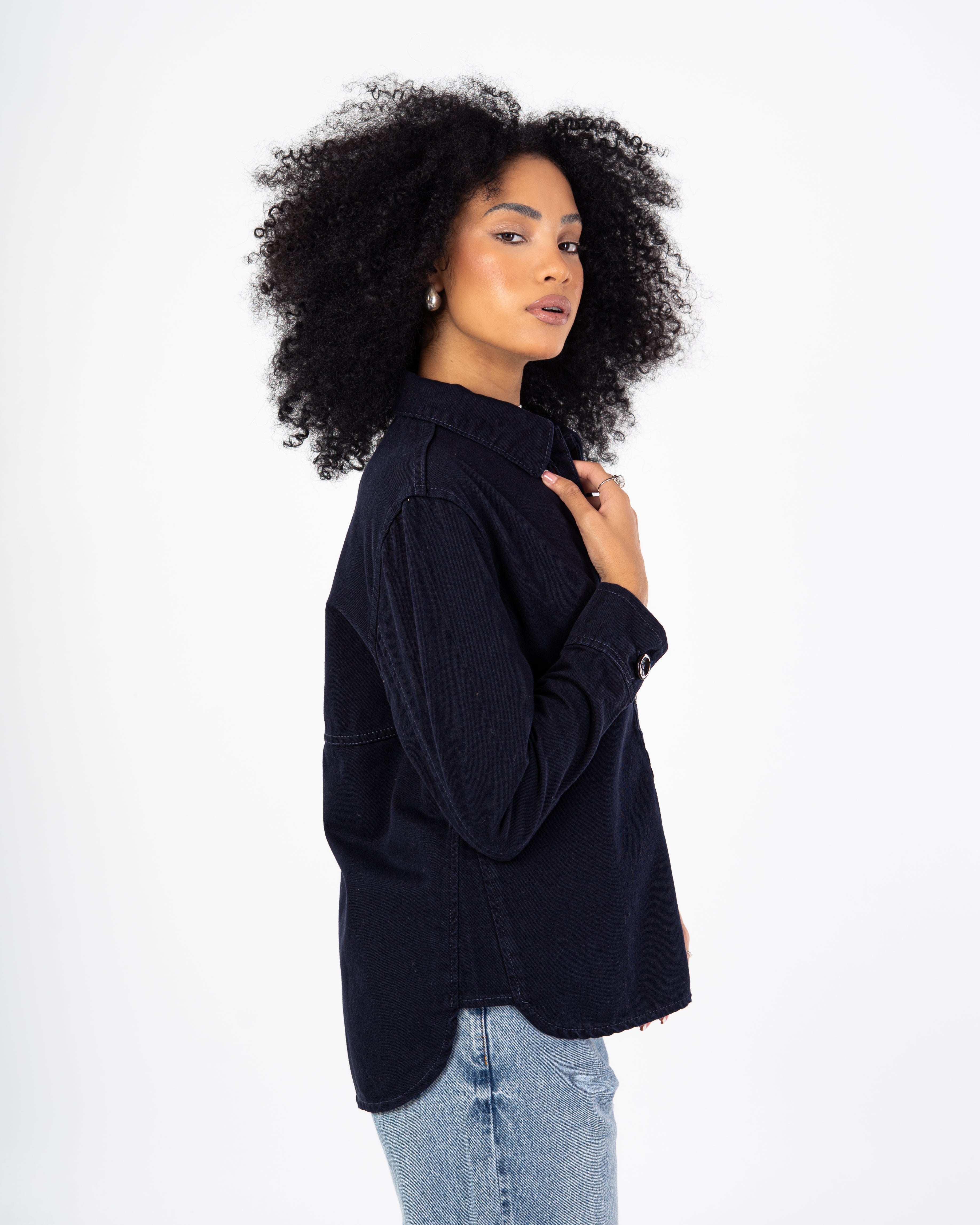 Gabardine Jacket – Single Plain Pocket