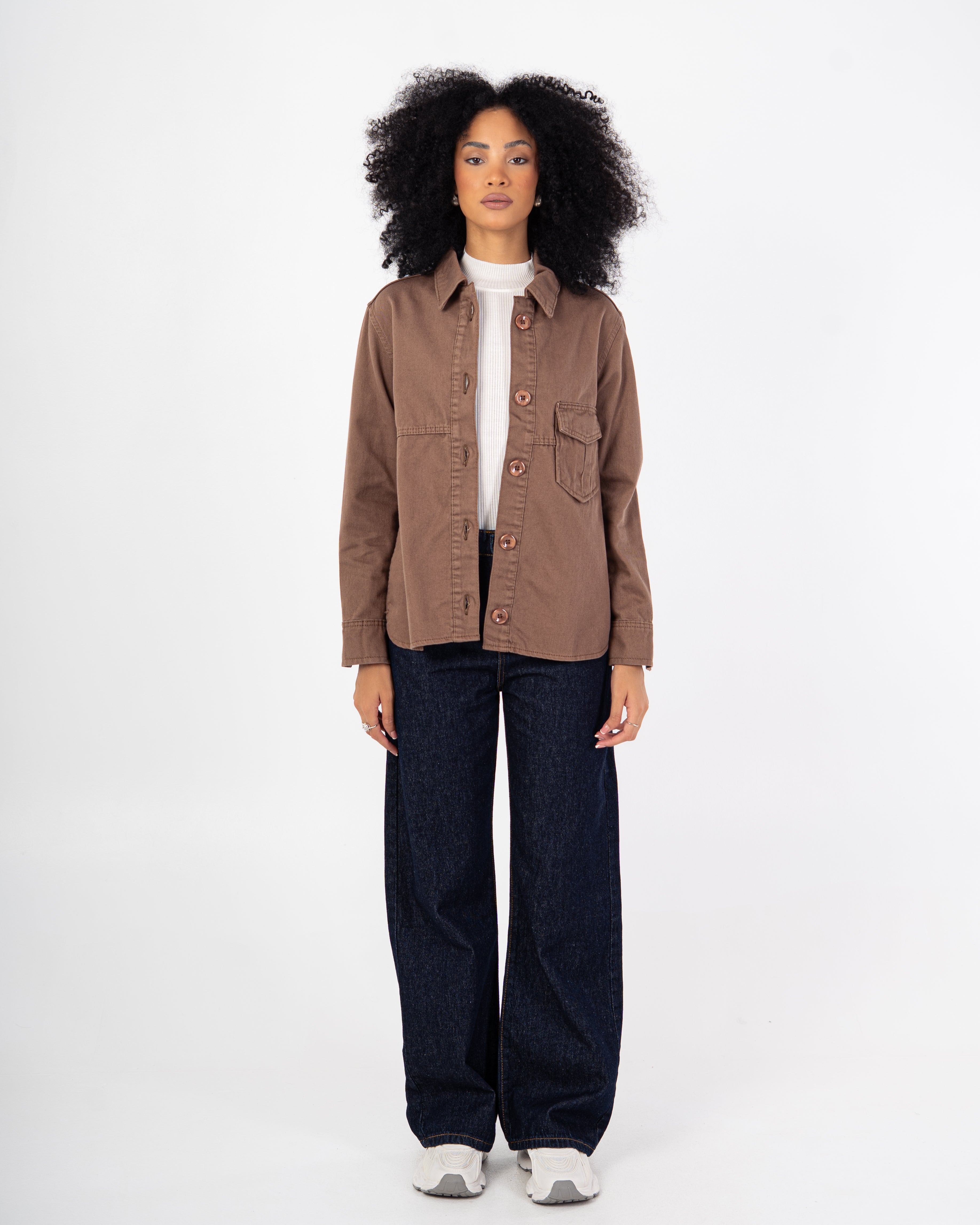 Gabardine Jacket – Single Plain Pocket