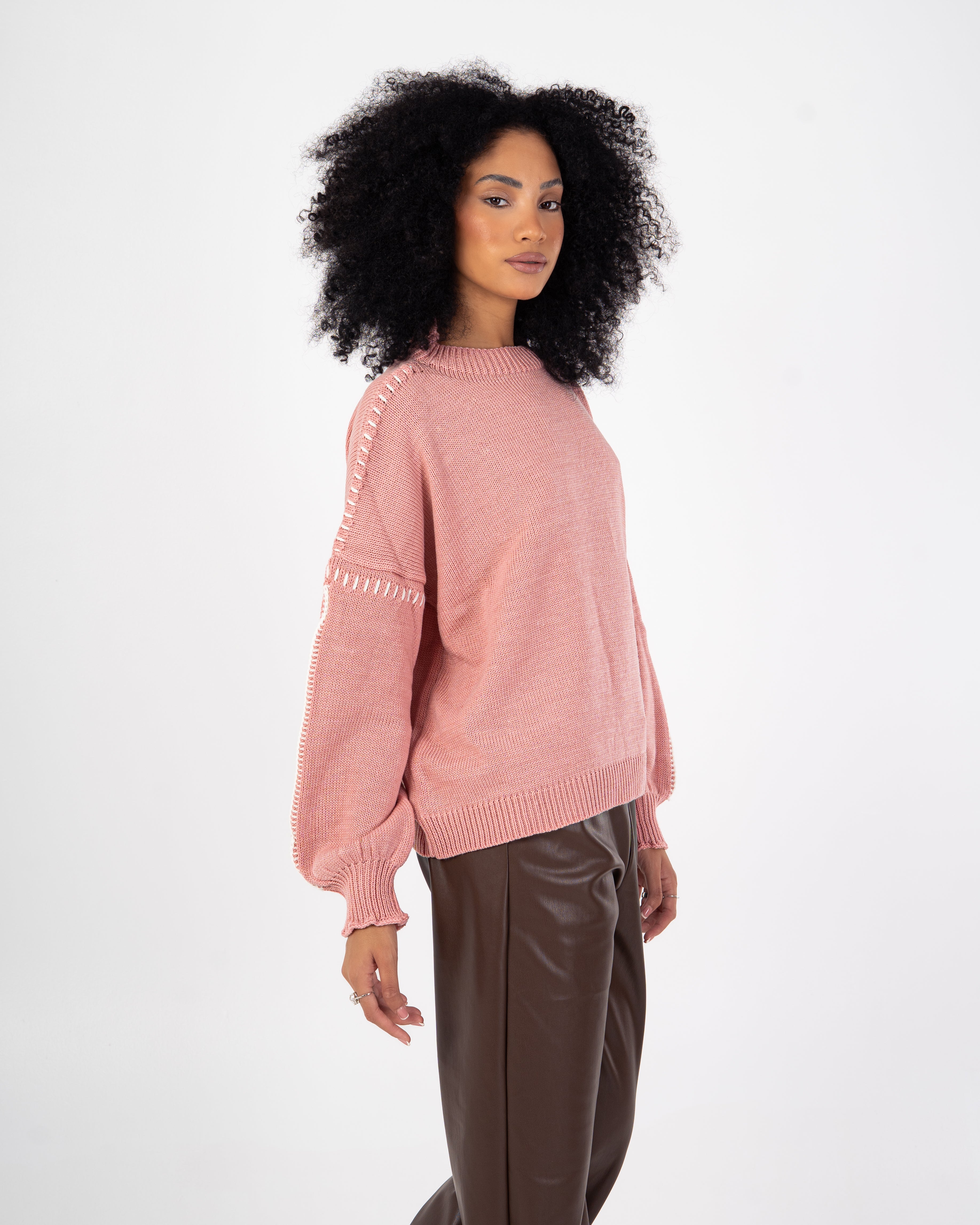Knitwear Pullover – Embroidered (Shoulders-Sleeves)