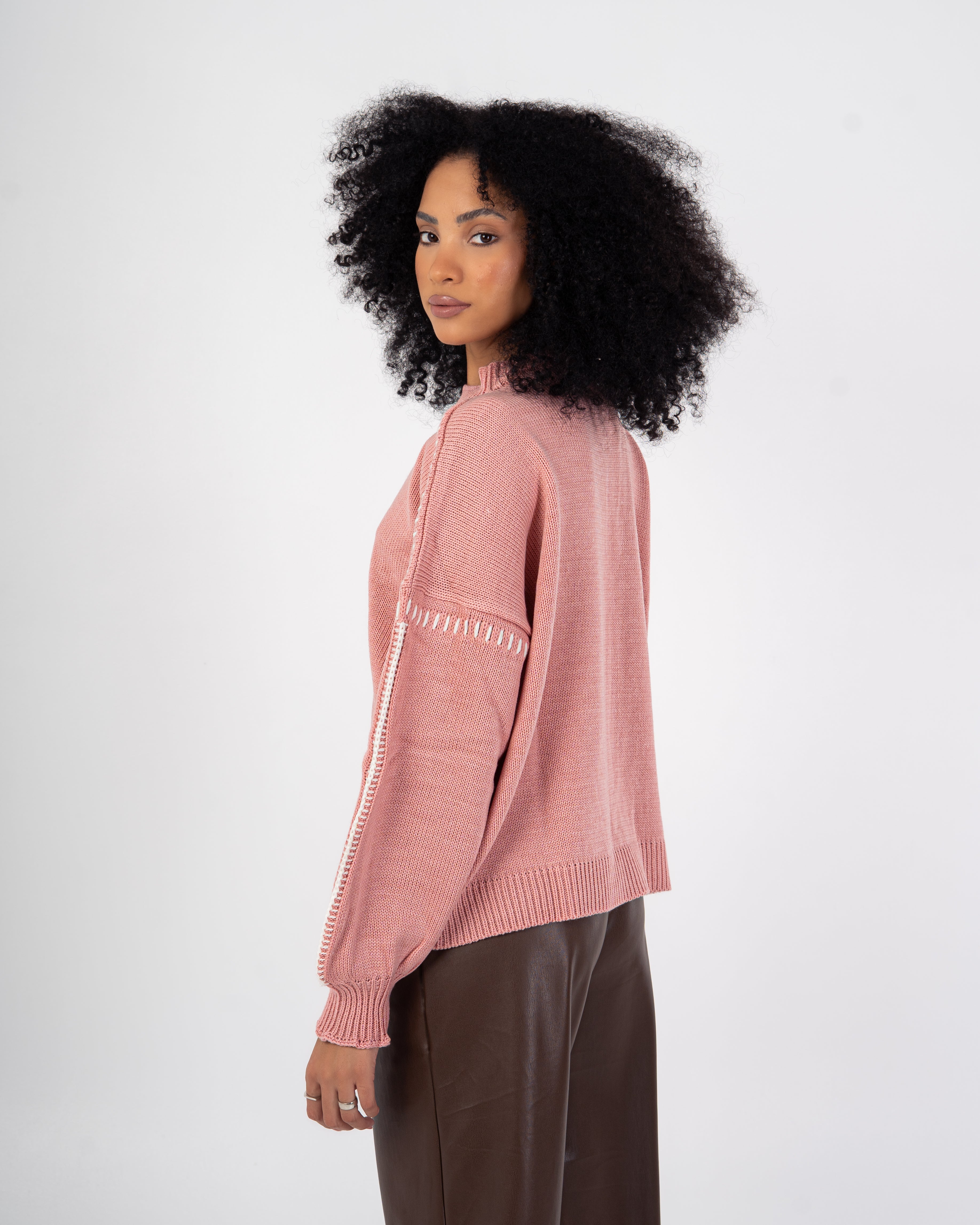 Knitwear Pullover – Embroidered (Shoulders-Sleeves)