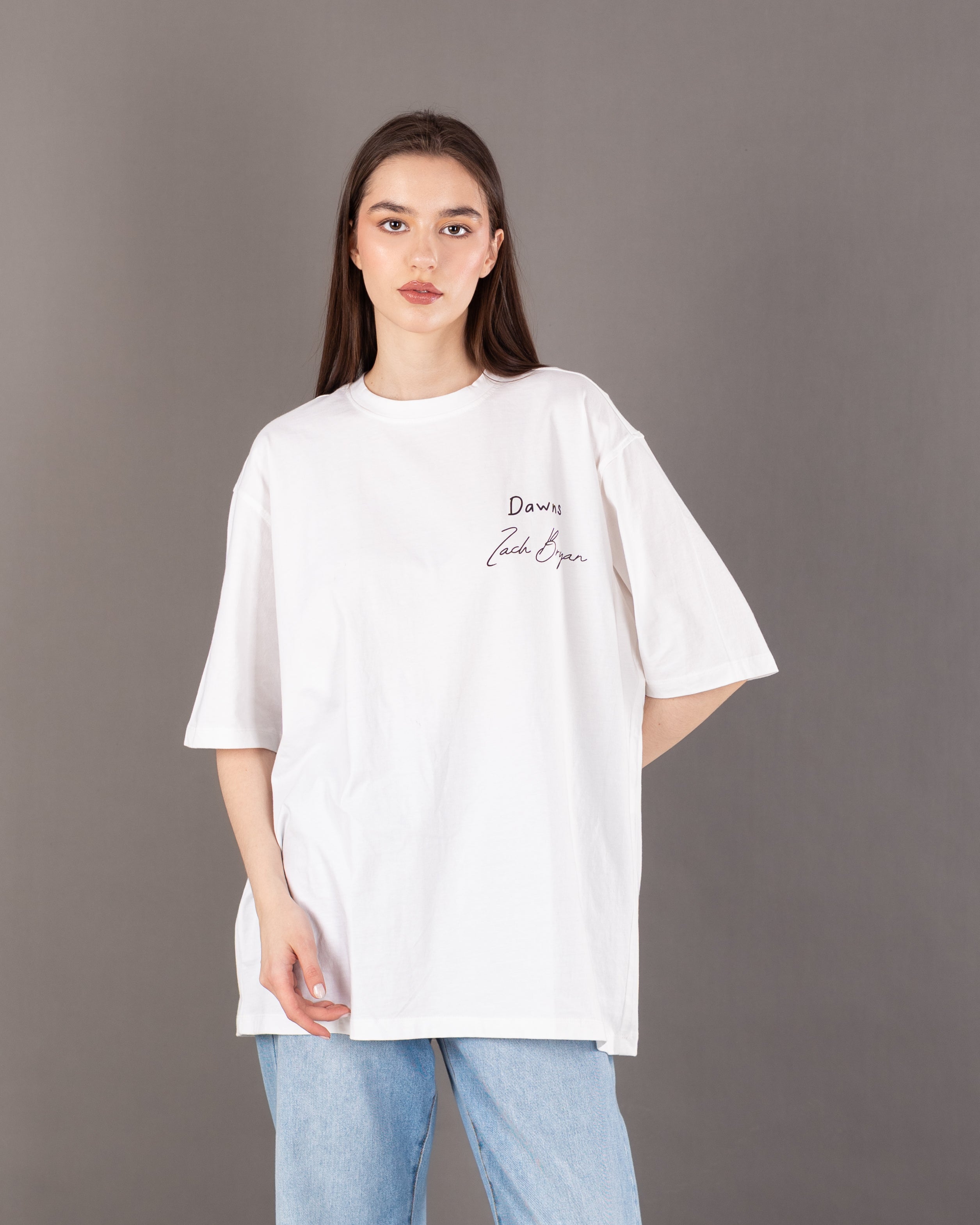 Sun Back Print T-Shirt