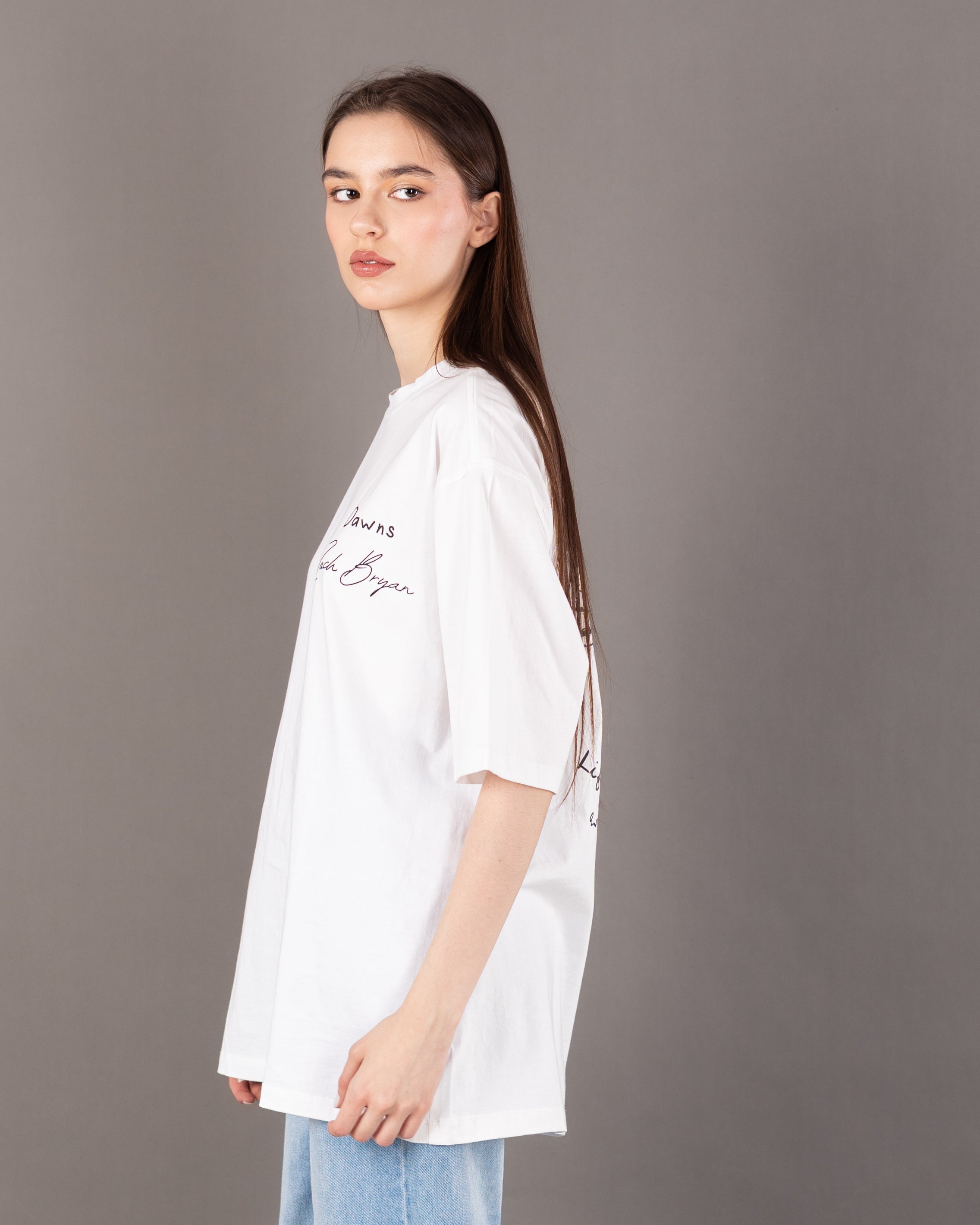 Sun Back Print T-Shirt