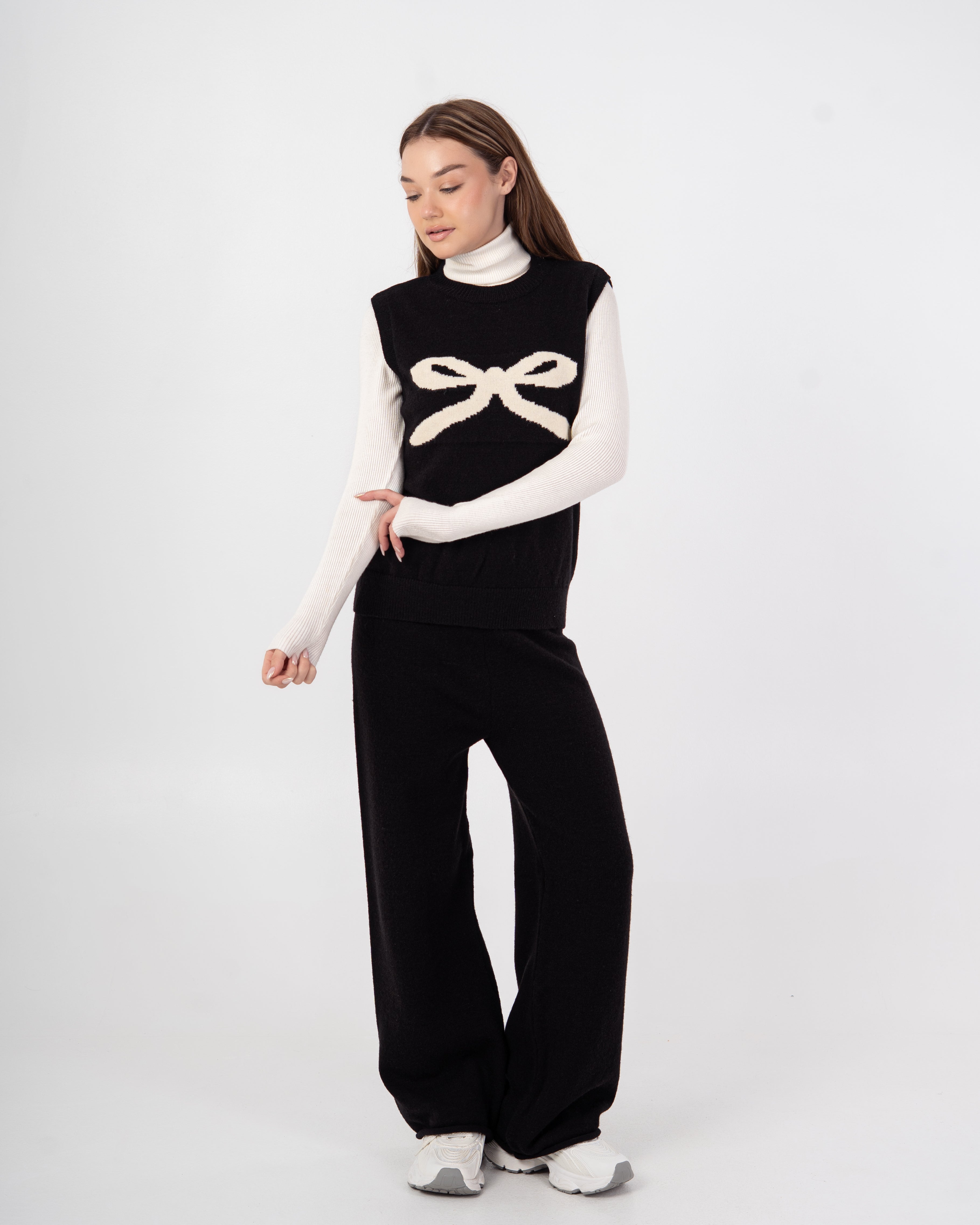 سترة محبوكة – فيونكة صدر