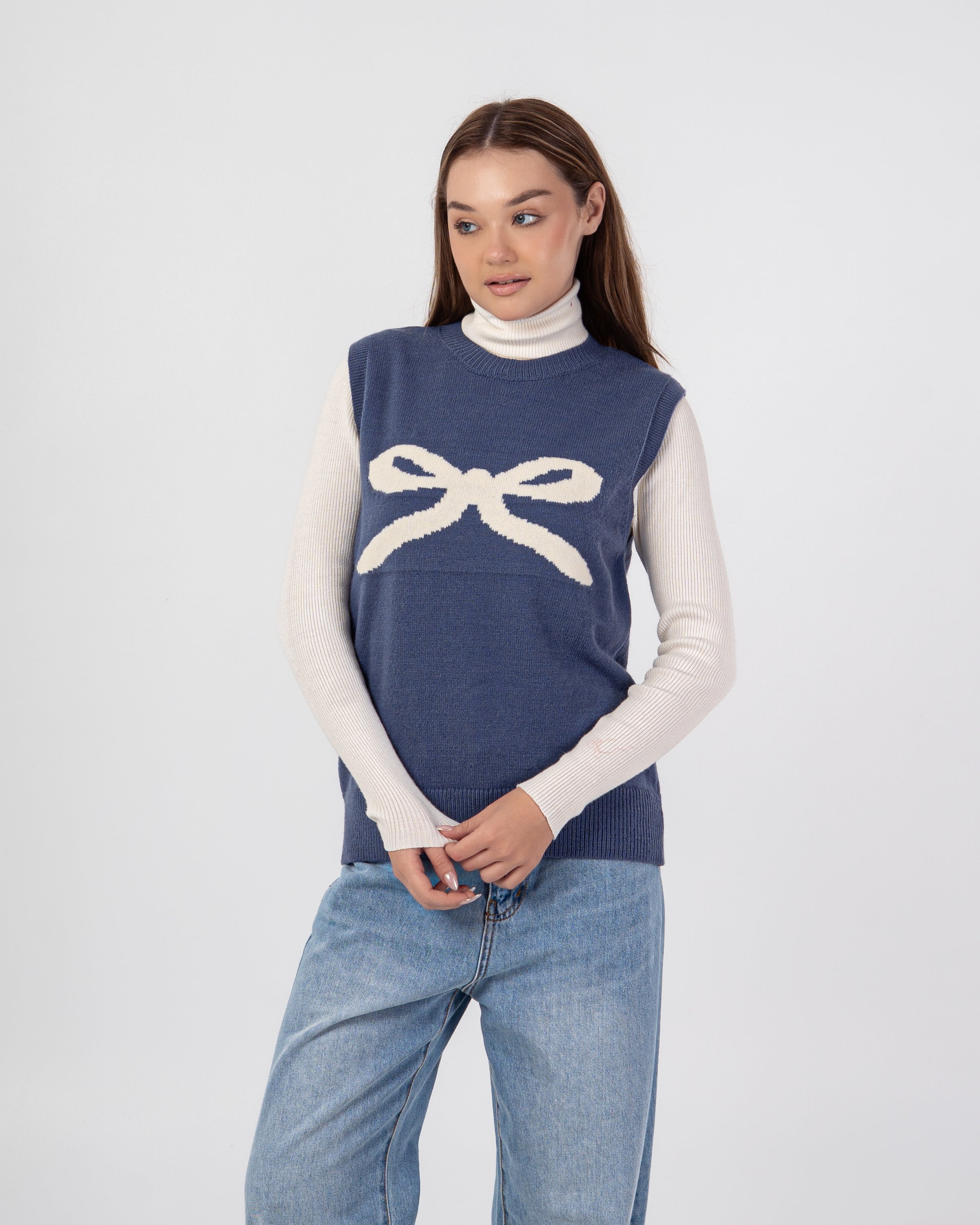 سترة محبوكة – فيونكة صدر