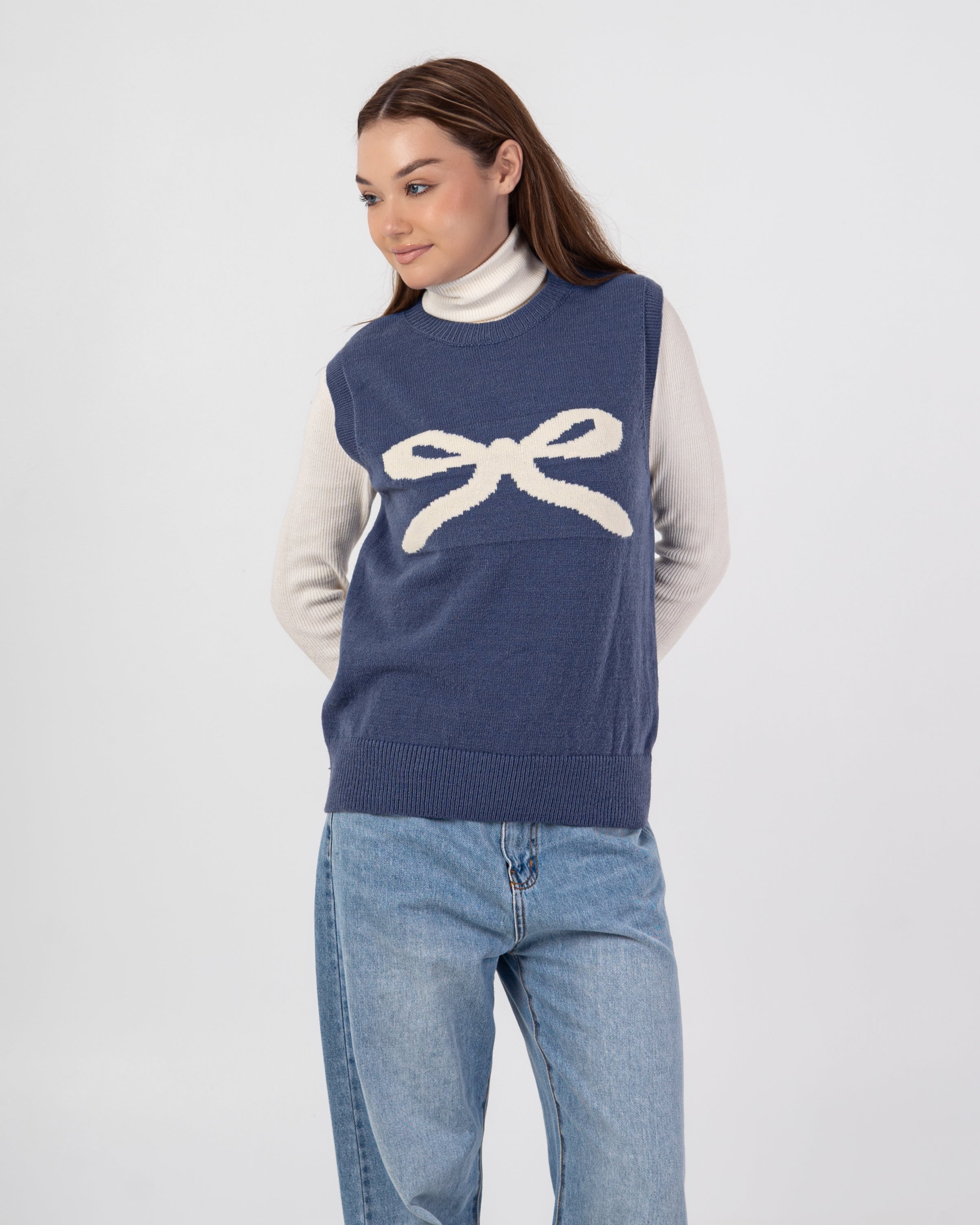 سترة محبوكة – فيونكة صدر