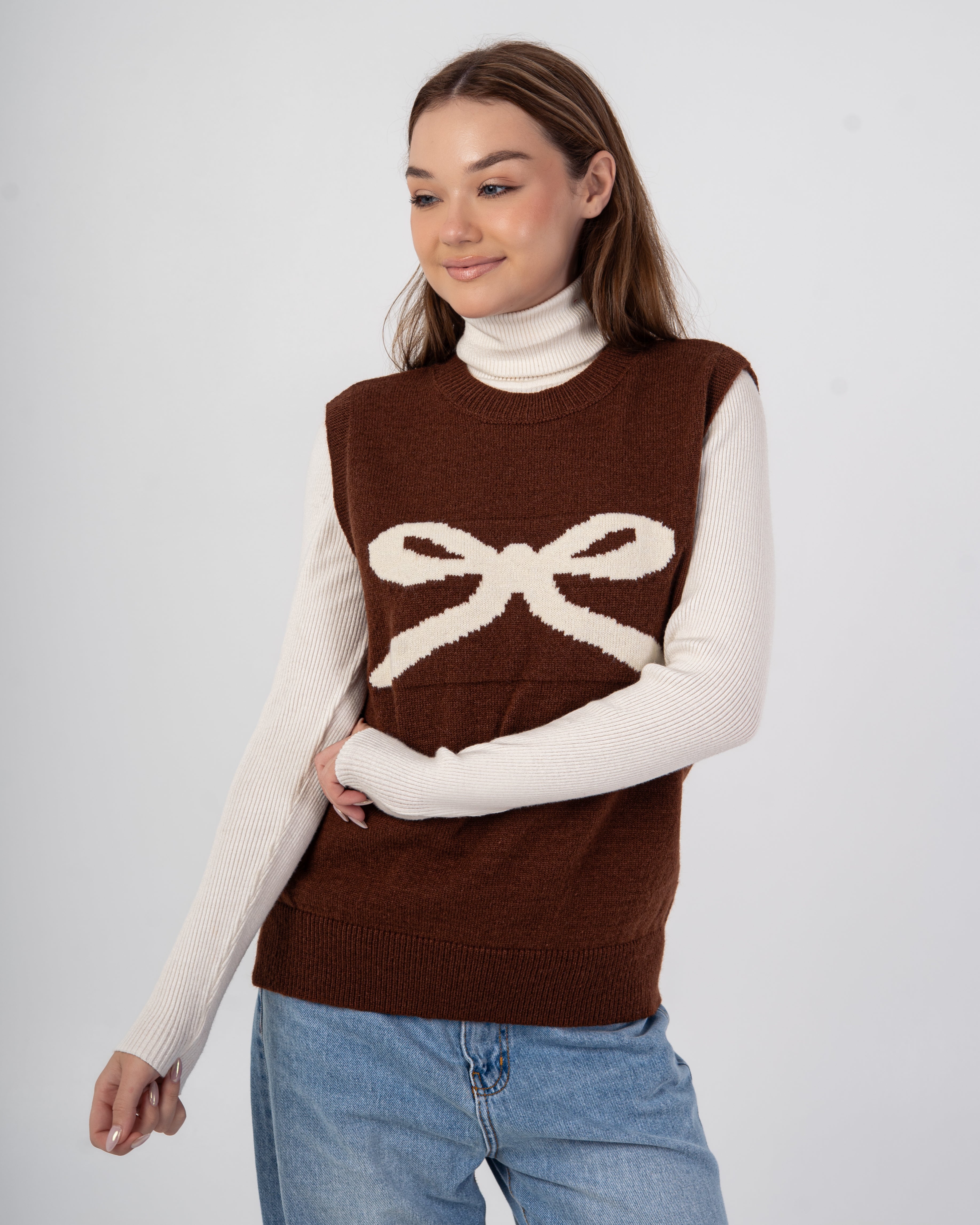 سترة محبوكة – فيونكة صدر