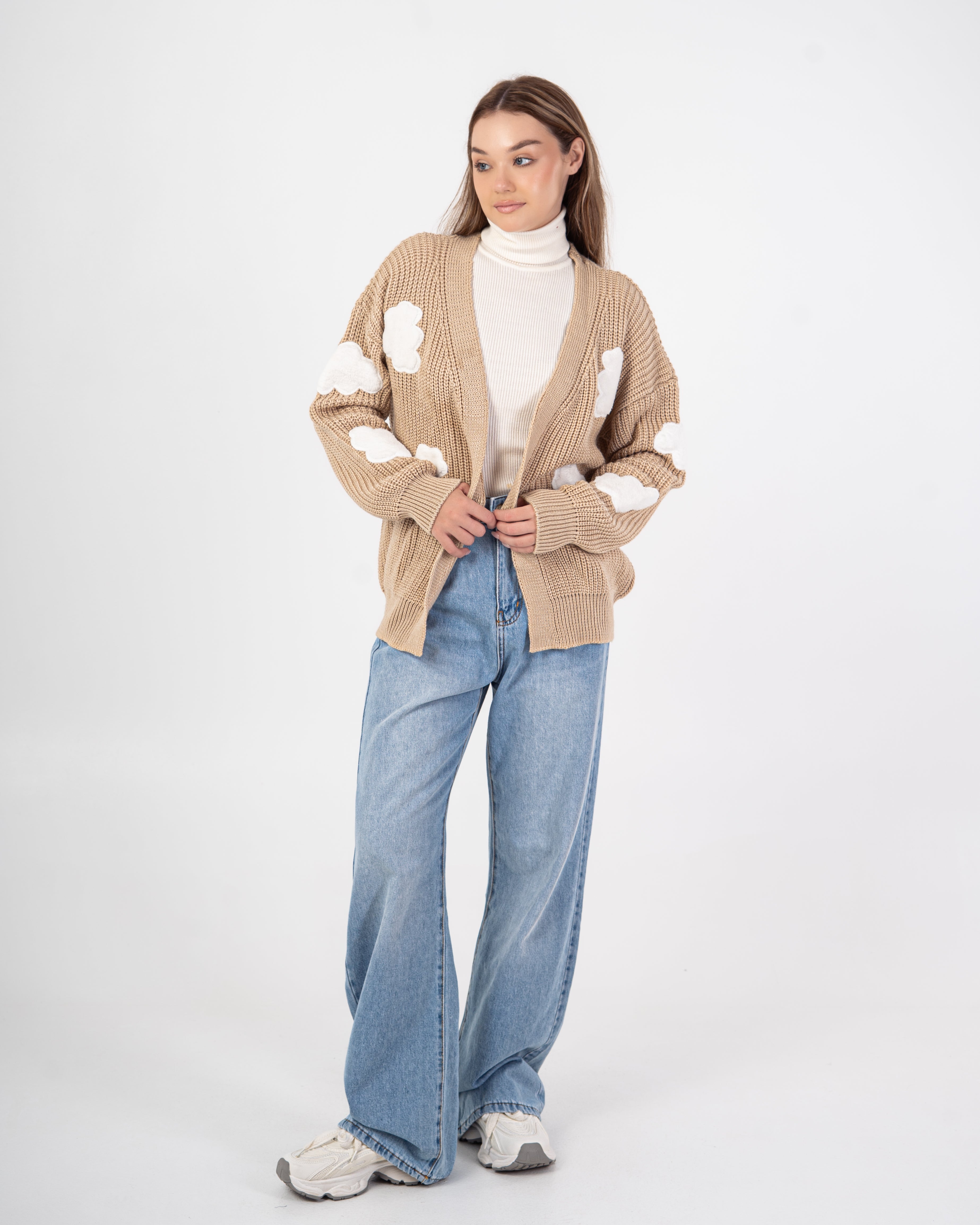 Knitwear Cardigan – Sky Clouds