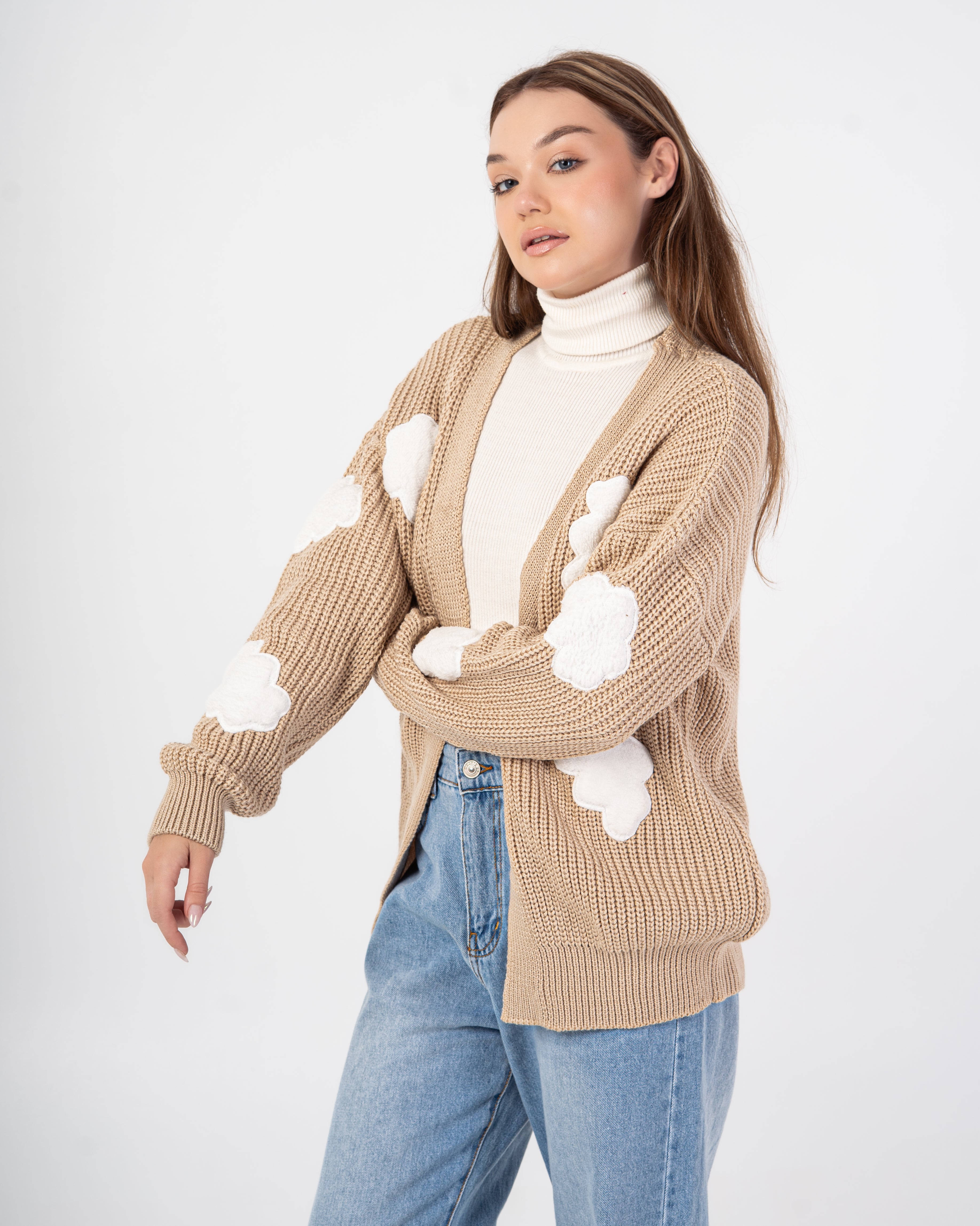 Knitwear Cardigan – Sky Clouds