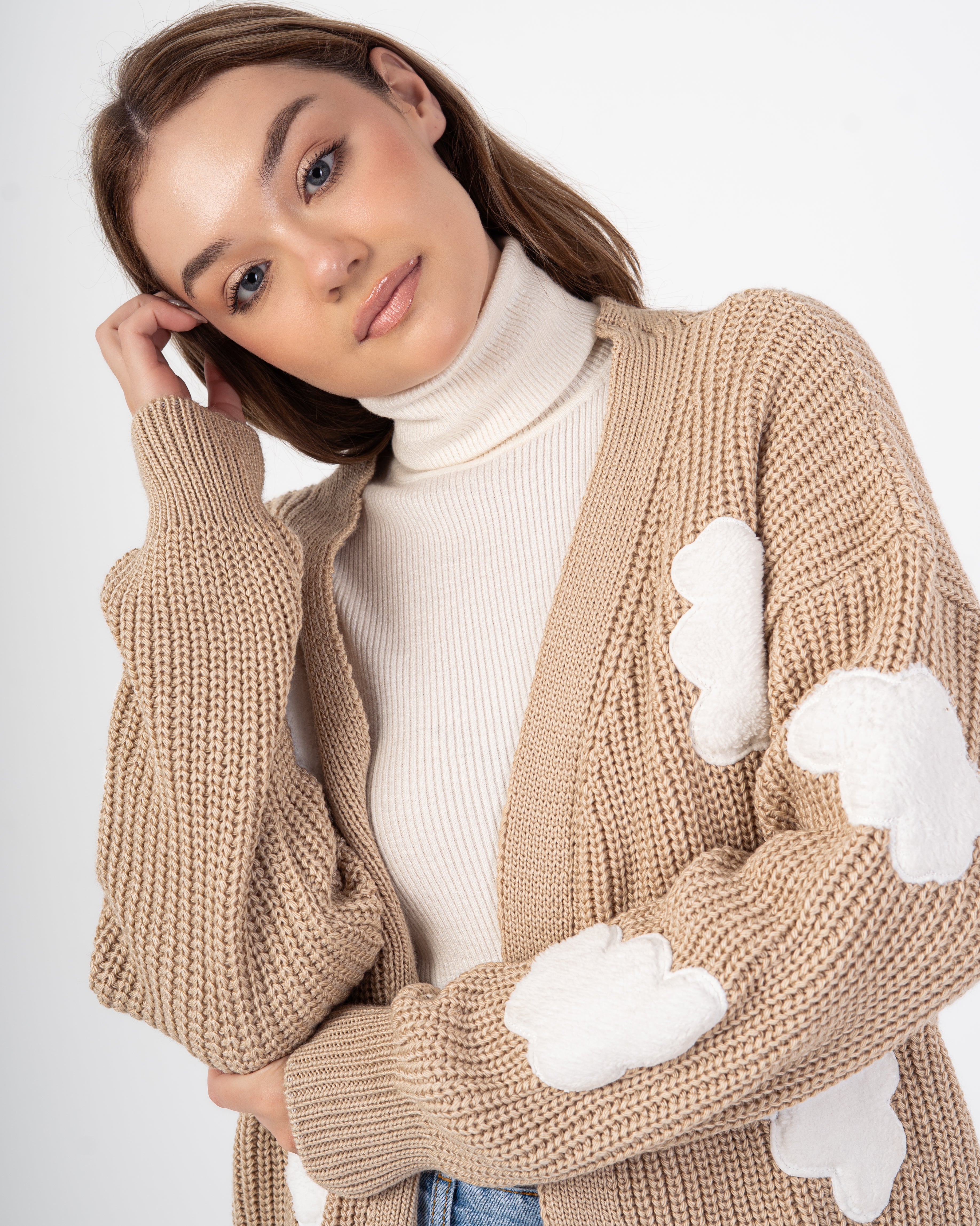 Knitwear Cardigan – Sky Clouds