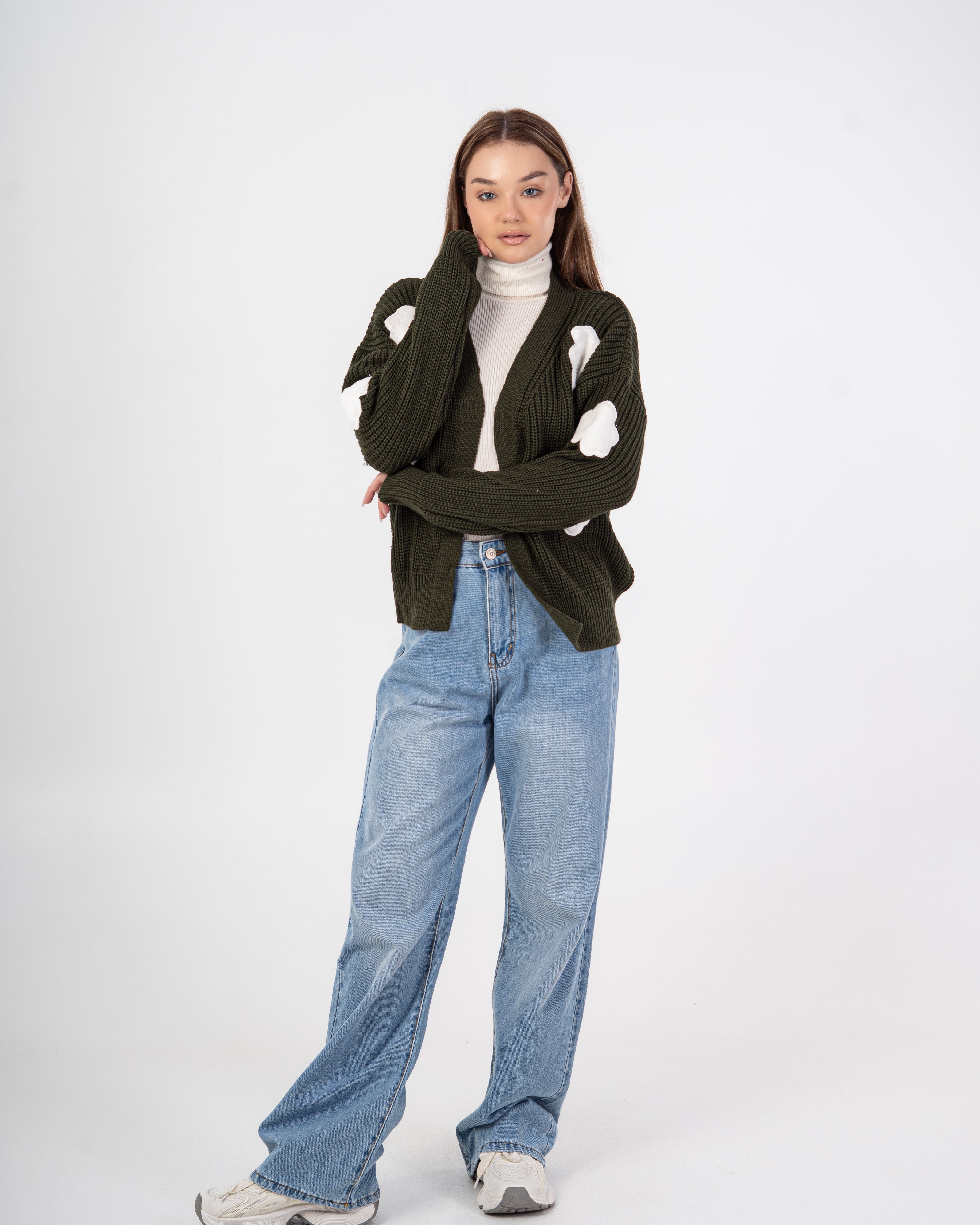 Knitwear Cardigan – Sky Clouds